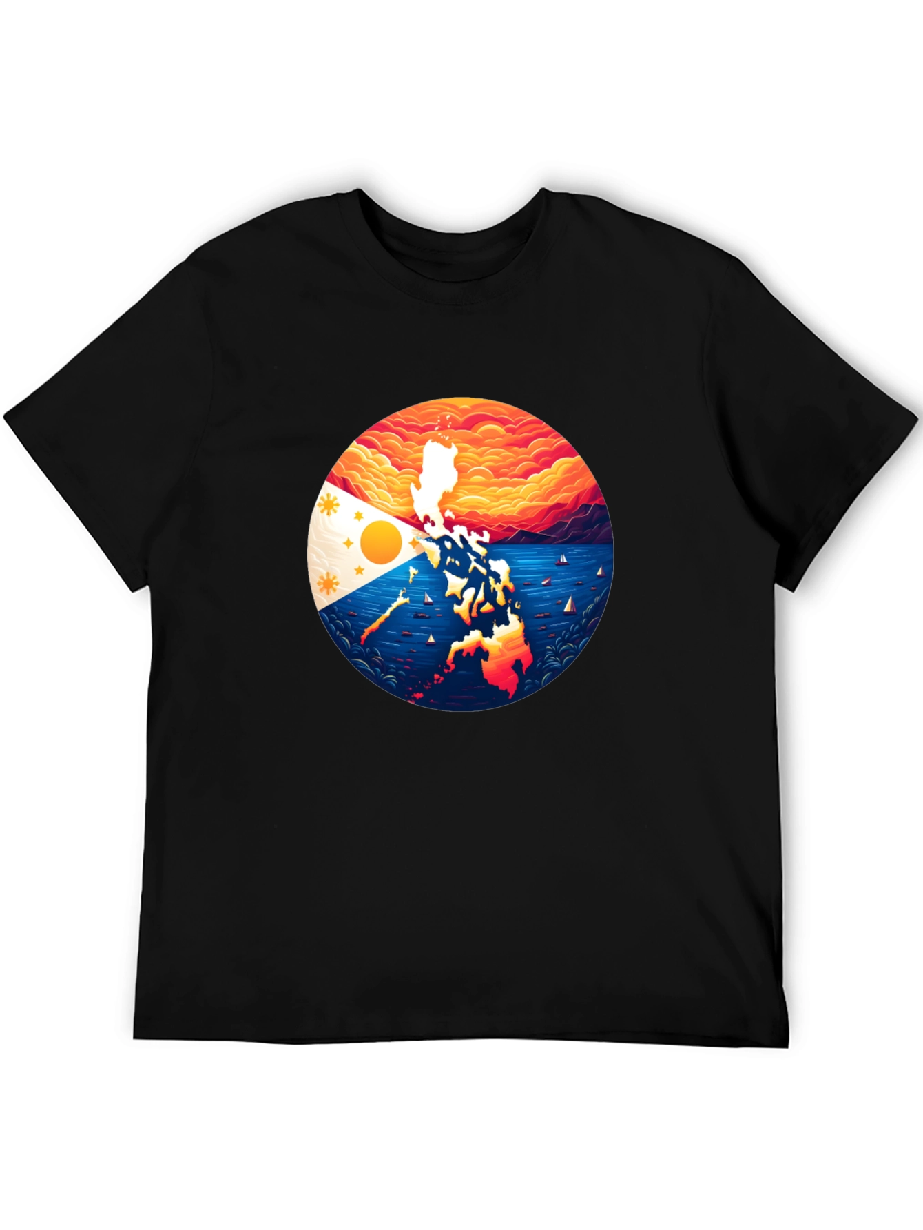 Philippine Flag Graphic T-Shirt