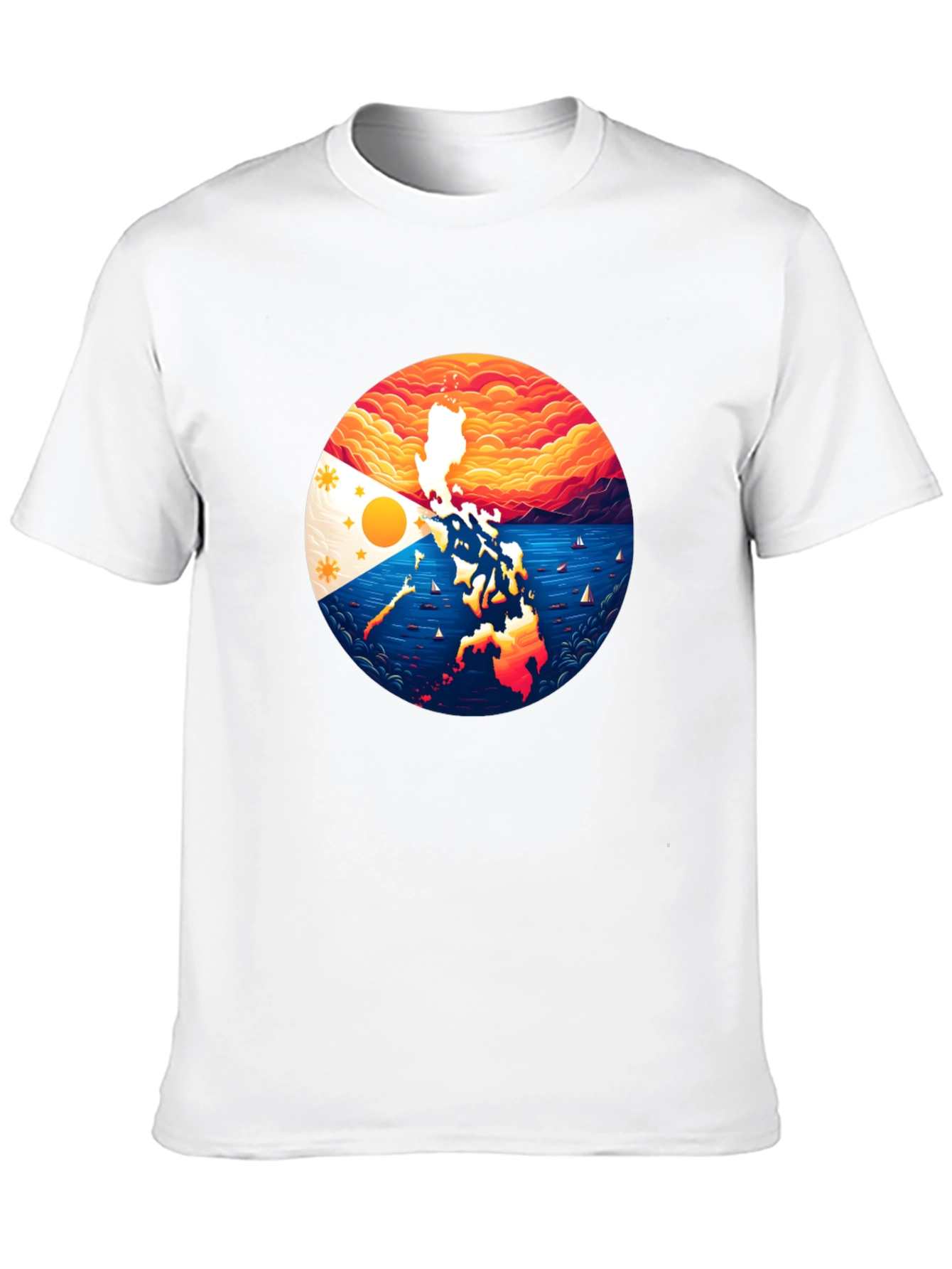 Philippine Flag Graphic T-Shirt