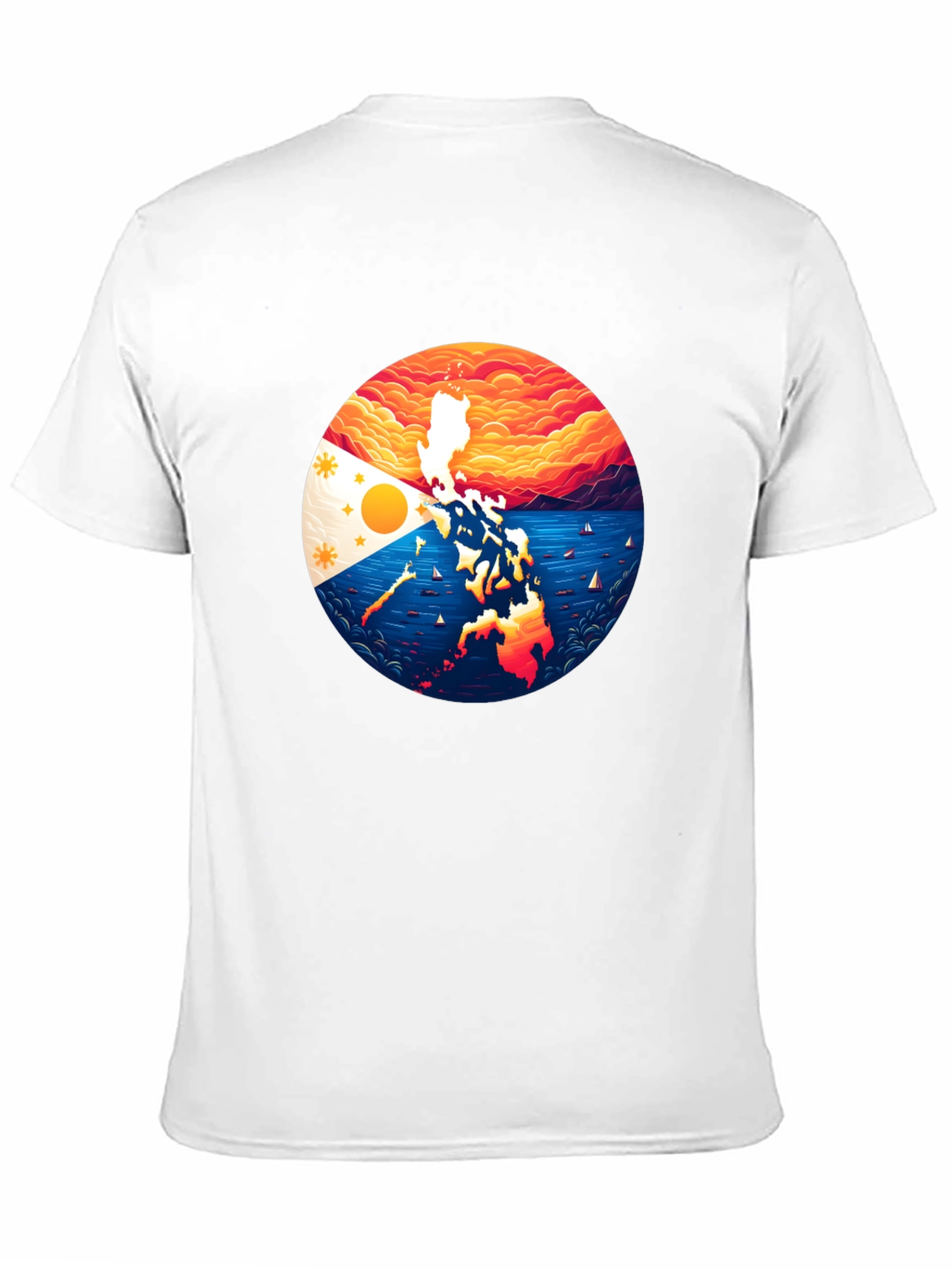 Philippine Flag Graphic T-Shirt