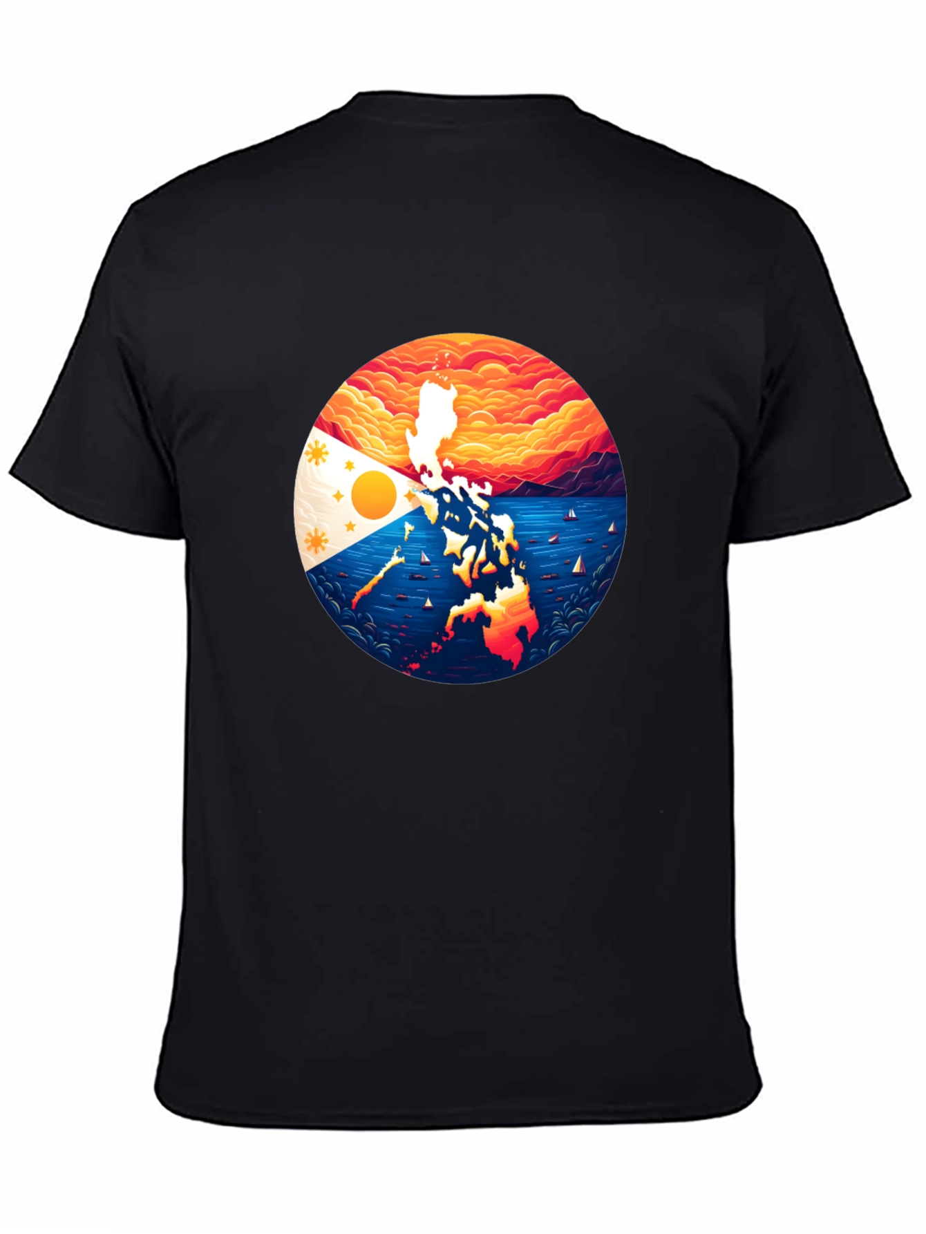 Philippine Flag Graphic T-Shirt