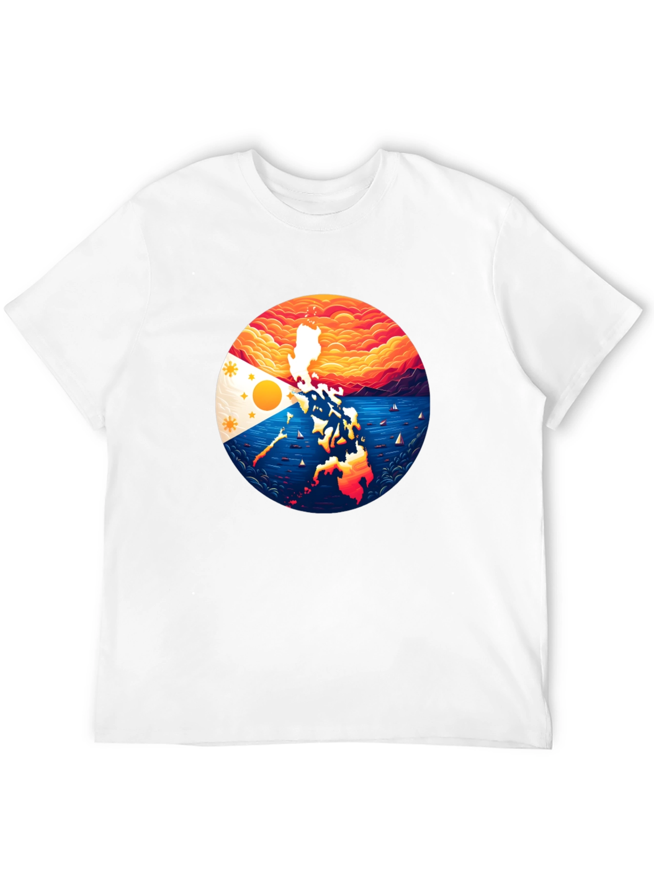 Philippine Flag Graphic T-Shirt