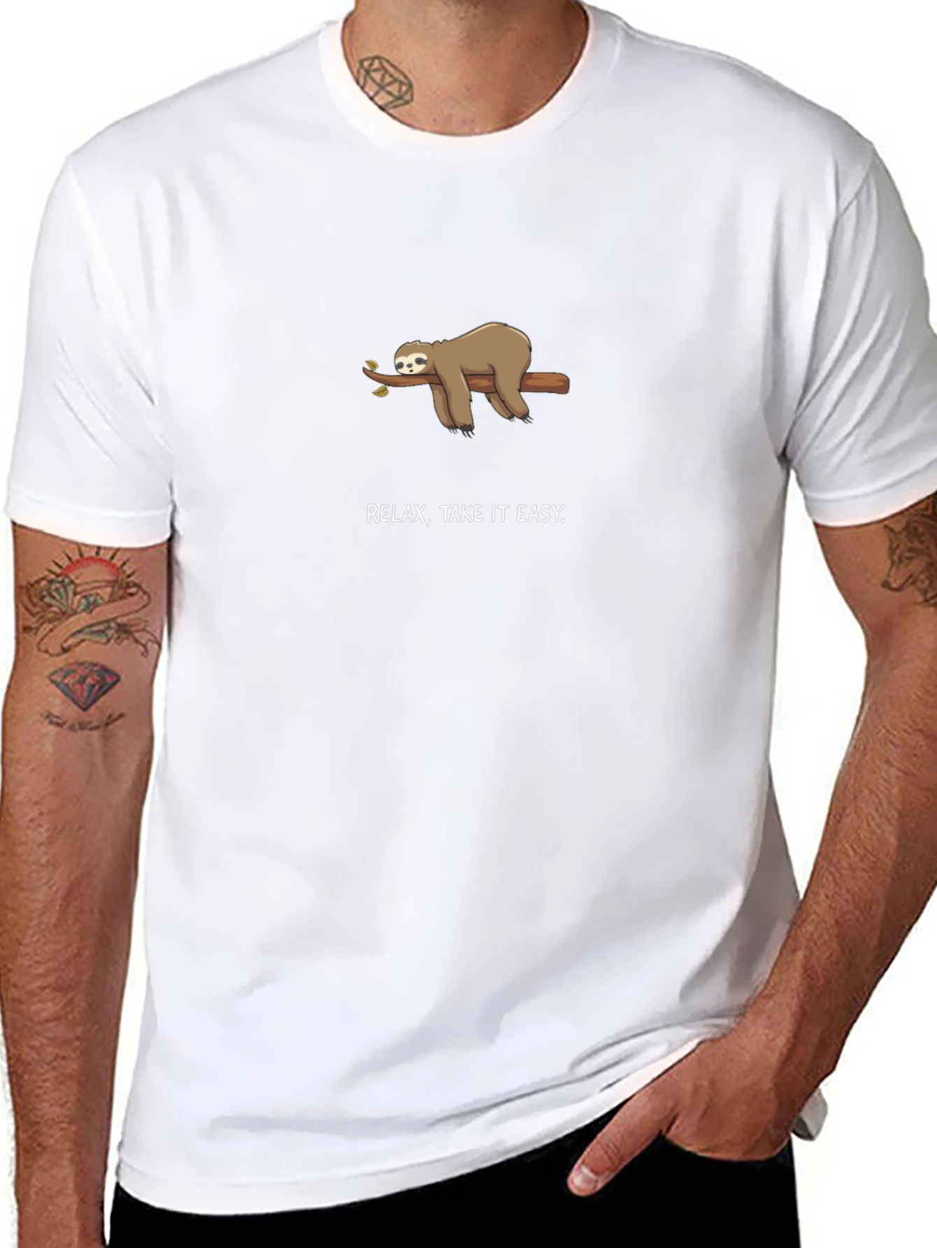 Relax Sloth Graphic T-Shirt - Comfy & Casual