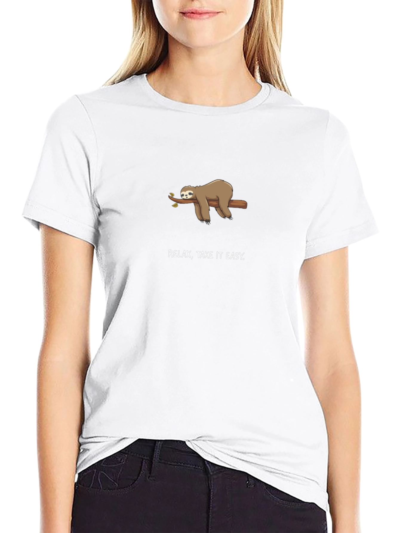 Relax Sloth Graphic T-Shirt - Comfy & Casual