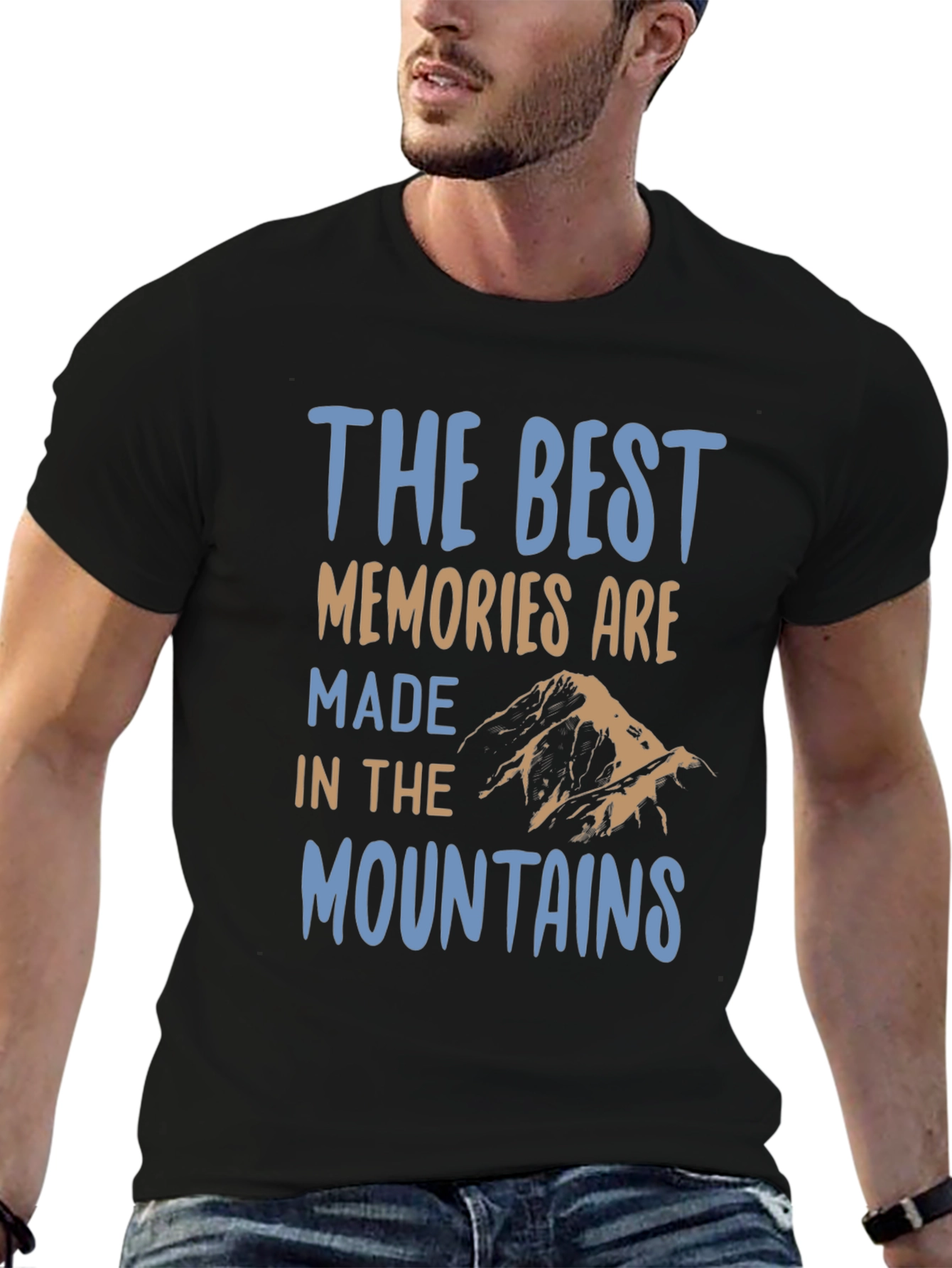 The Best Memories Mountains Graphic Tee