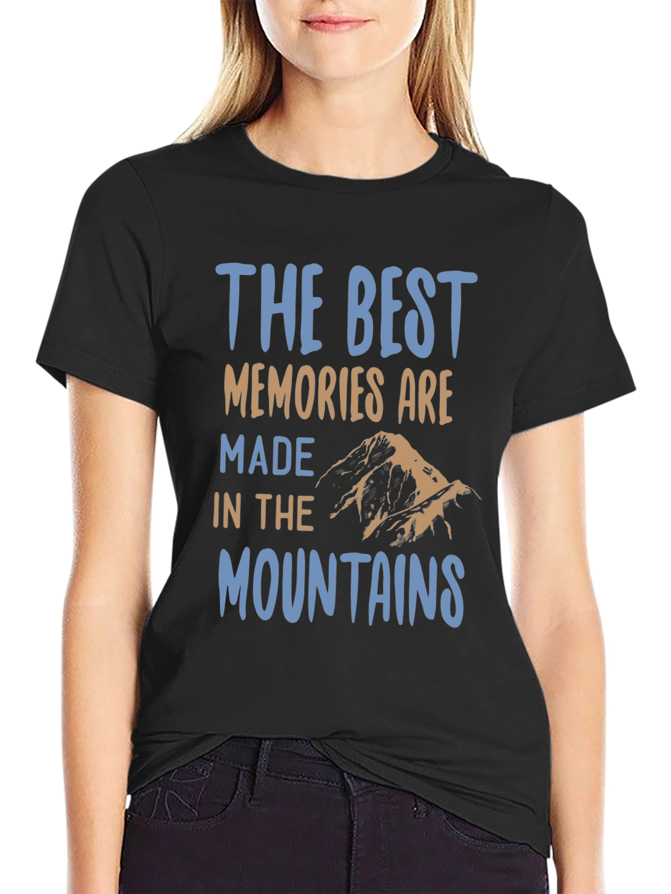 The Best Memories Mountains Graphic Tee
