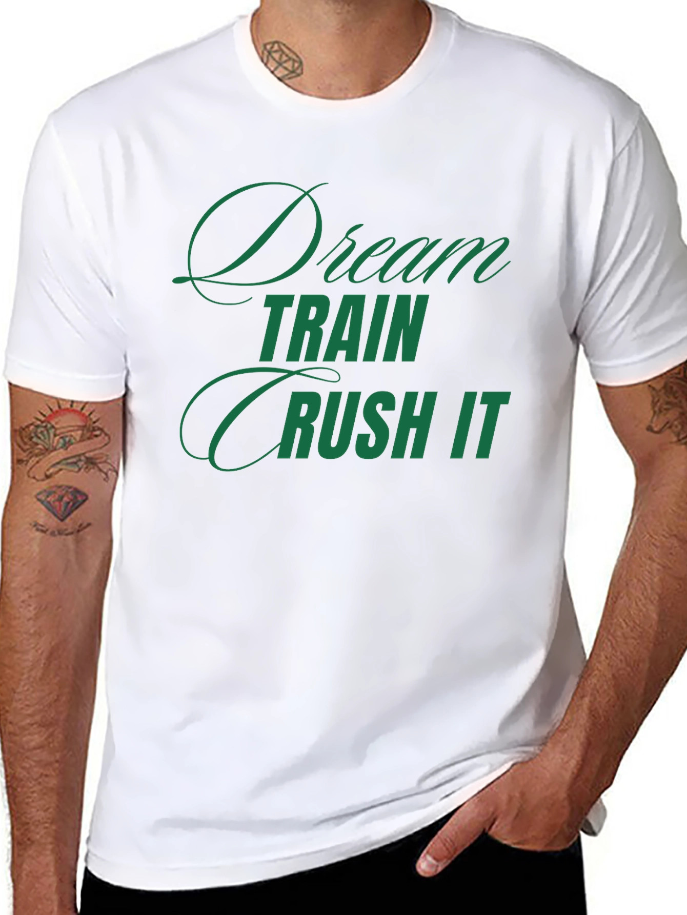 Dream Train Crush It Graphic Tee - Black