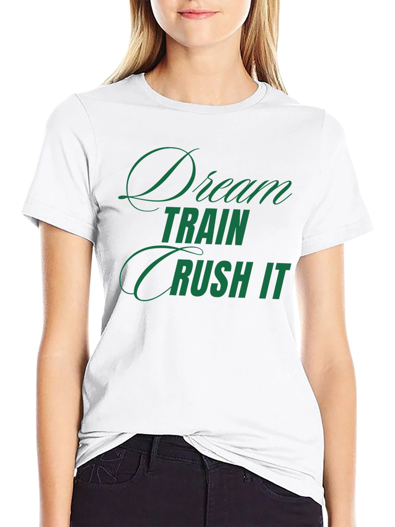 Dream Train Crush It Graphic Tee - Black