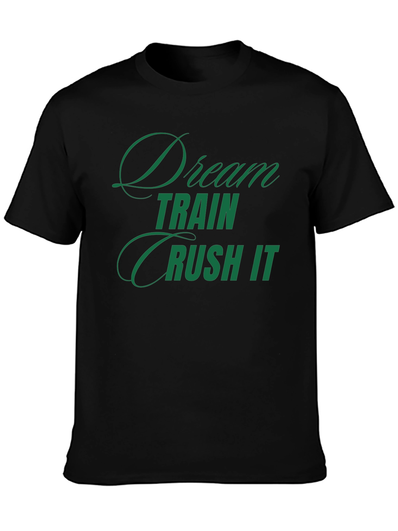 Dream Train Crush It Graphic Tee - Black