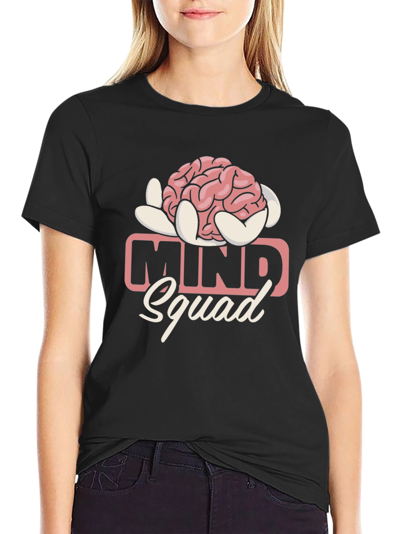 Mind Squad Brain Graphic T-Shirt