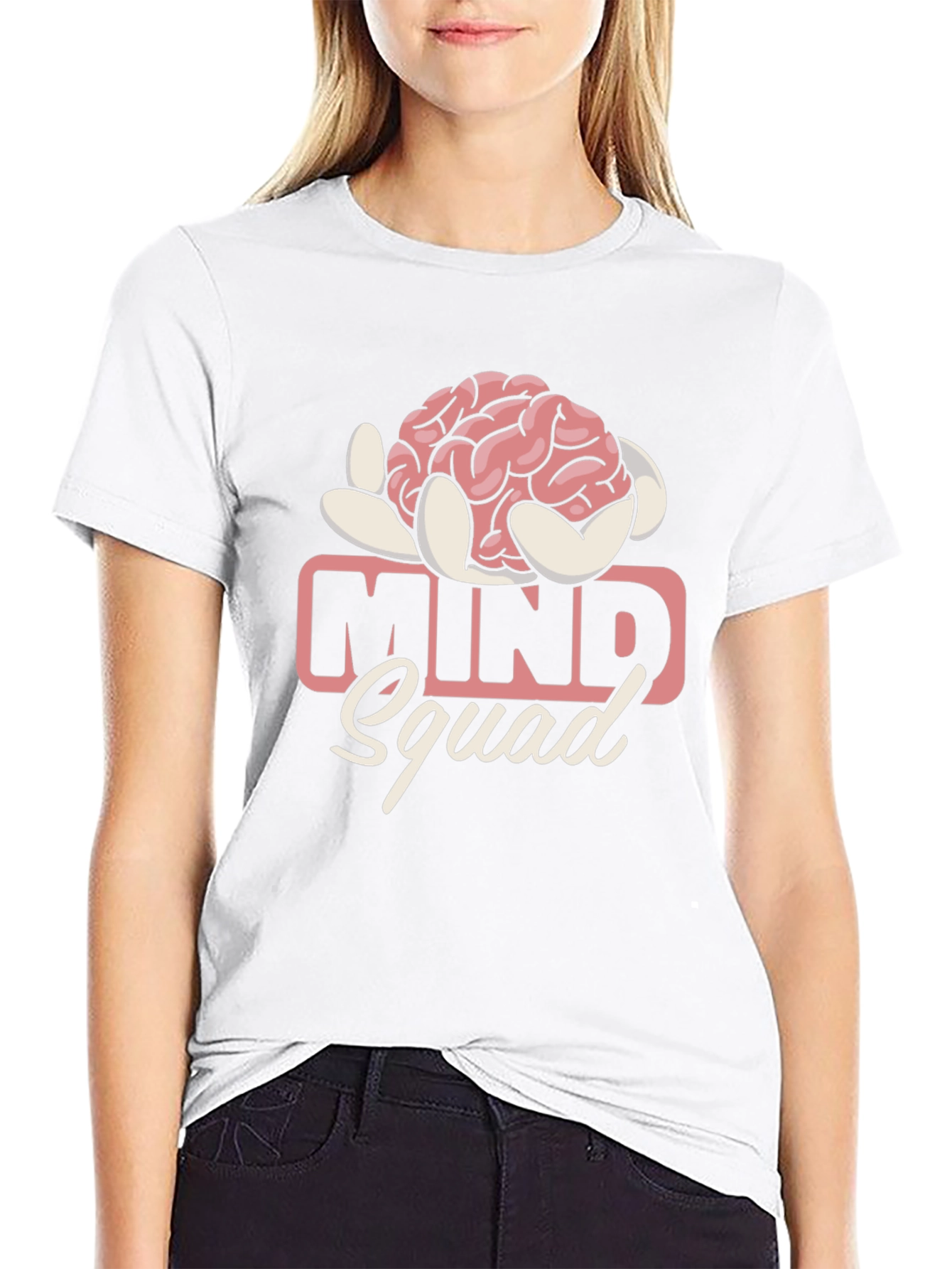 Mind Squad Brain Graphic T-Shirt