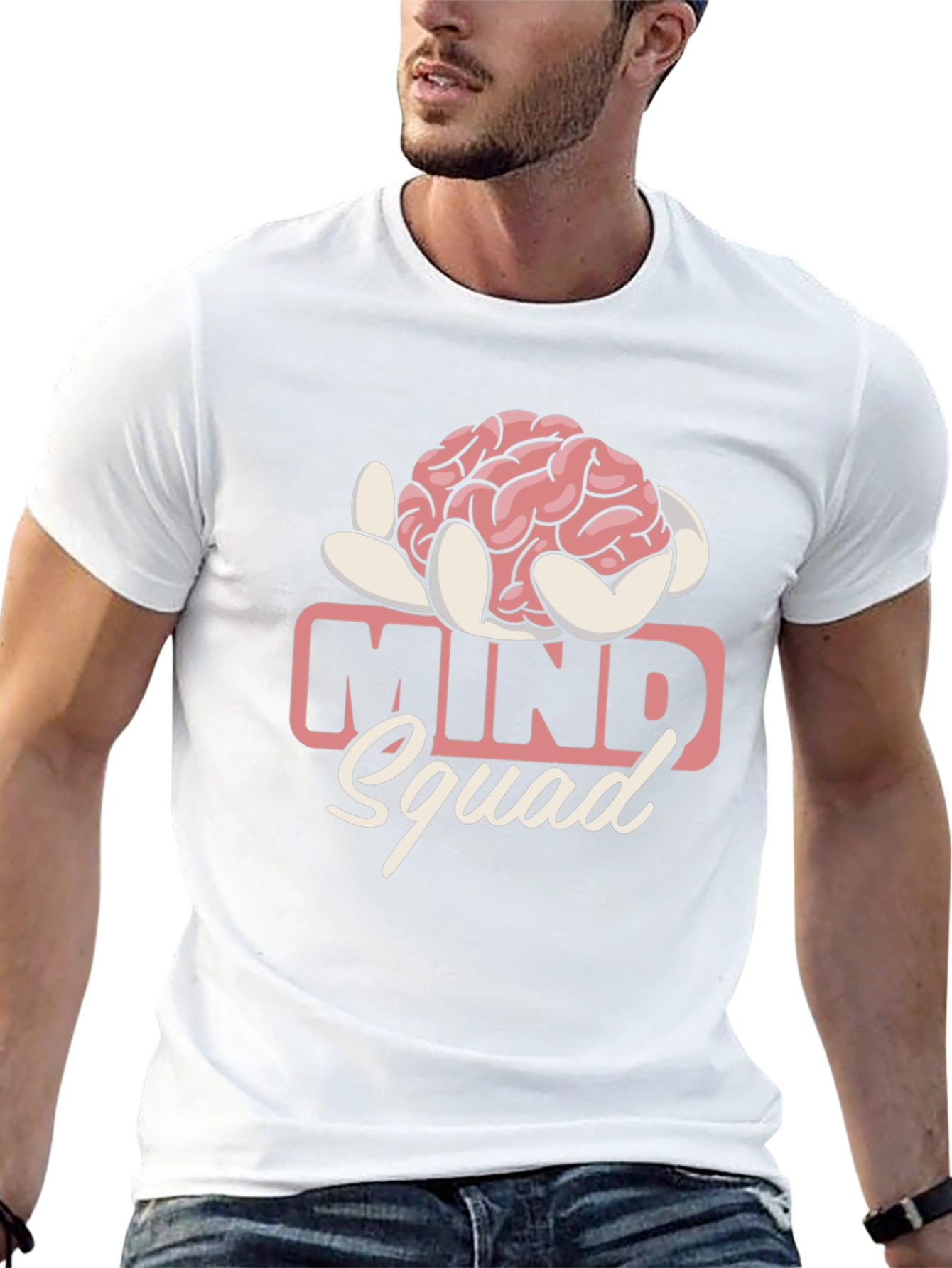 Mind Squad Brain Graphic T-Shirt
