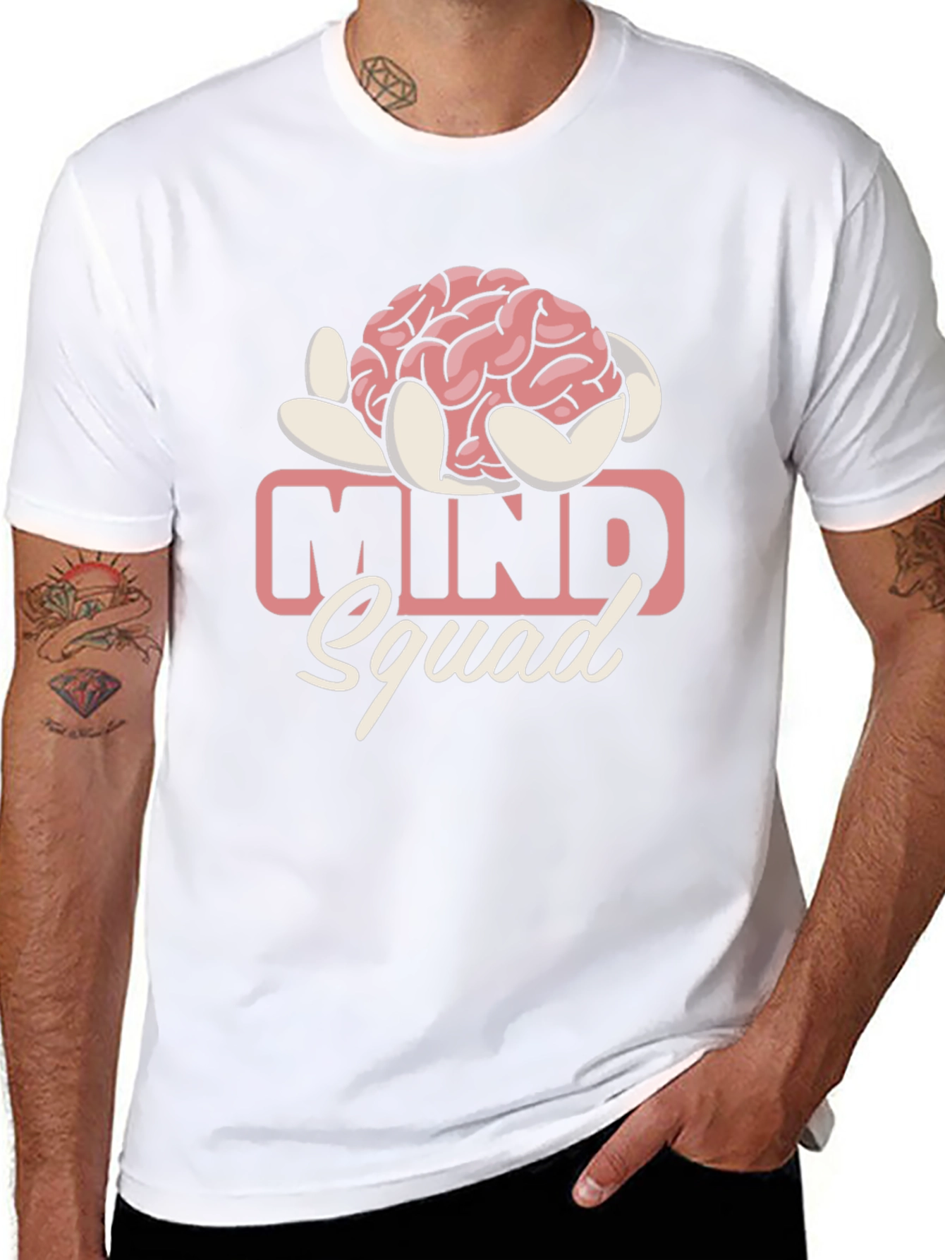 Mind Squad Brain Graphic T-Shirt