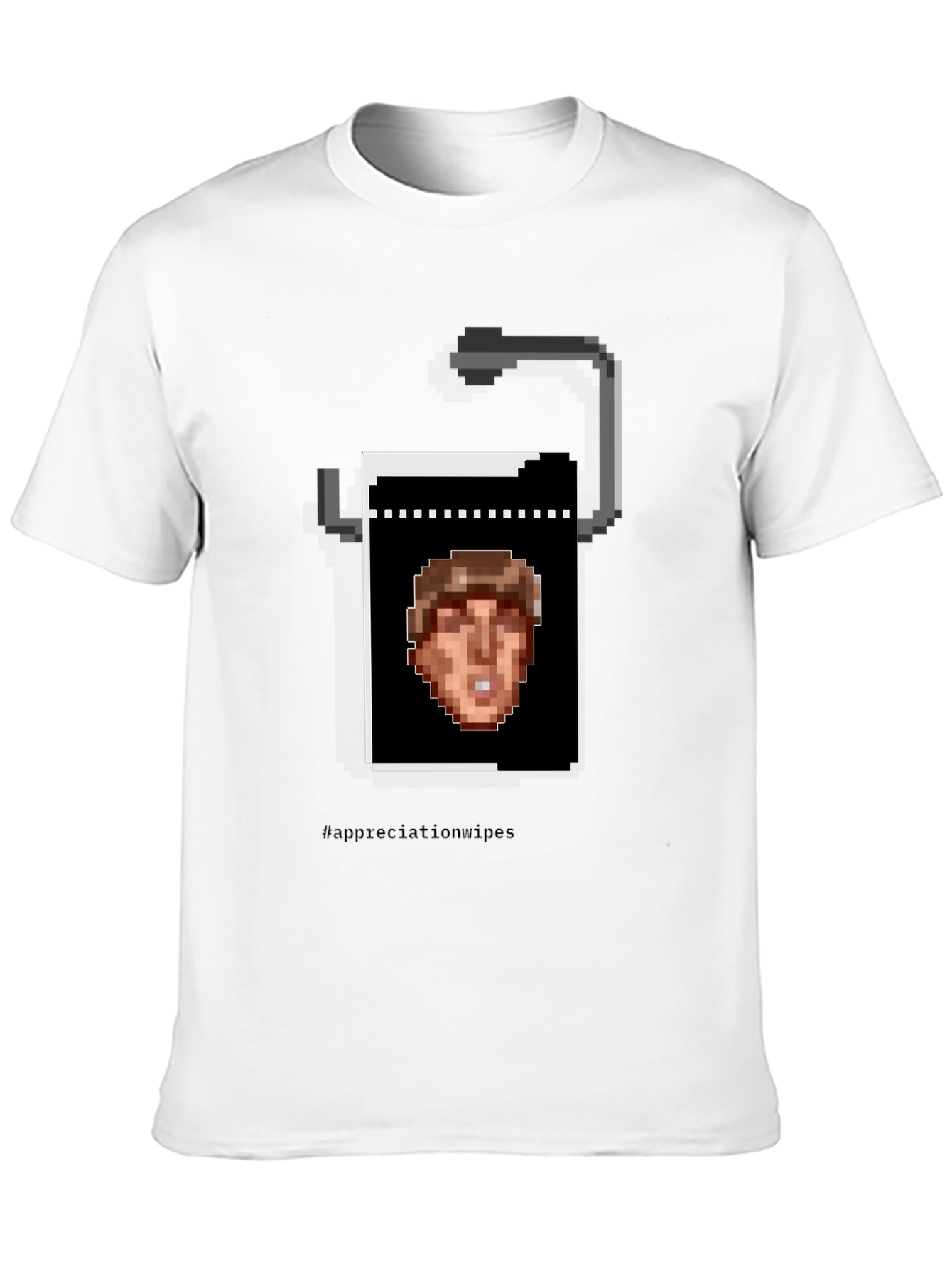 Pixel Art Toilet Paper T-Shirt