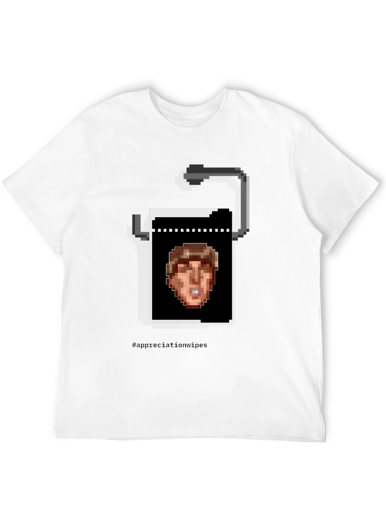 Pixel Art Toilet Paper T-Shirt
