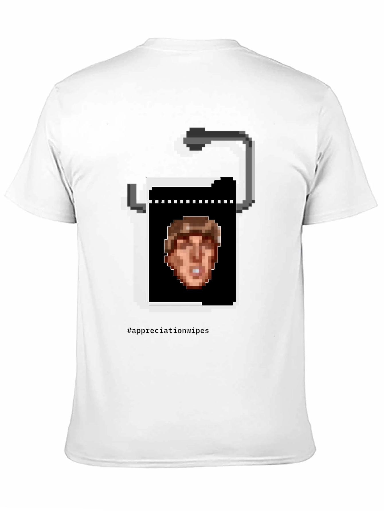 Pixel Art Toilet Paper T-Shirt
