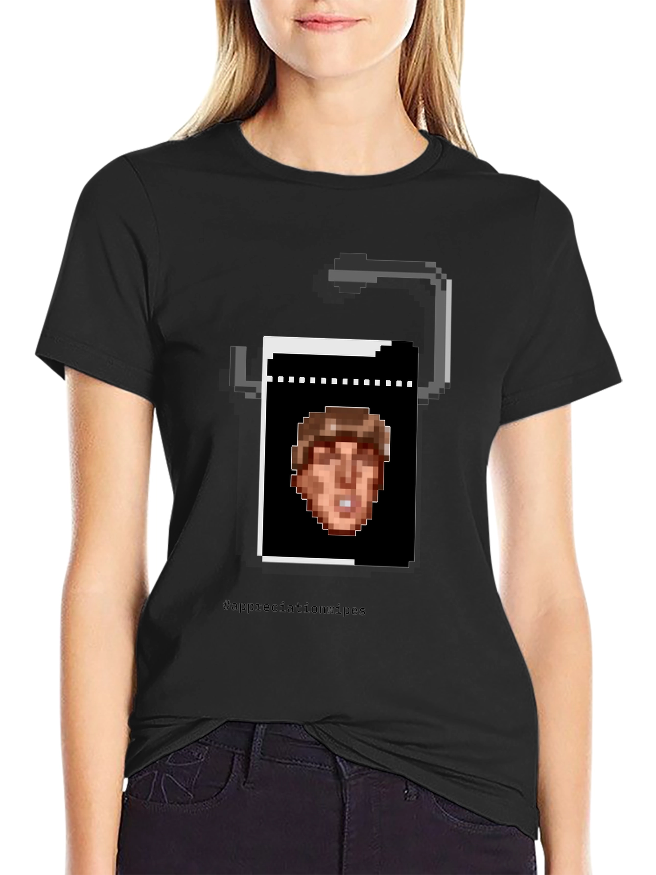 Pixel Art Toilet Paper T-Shirt