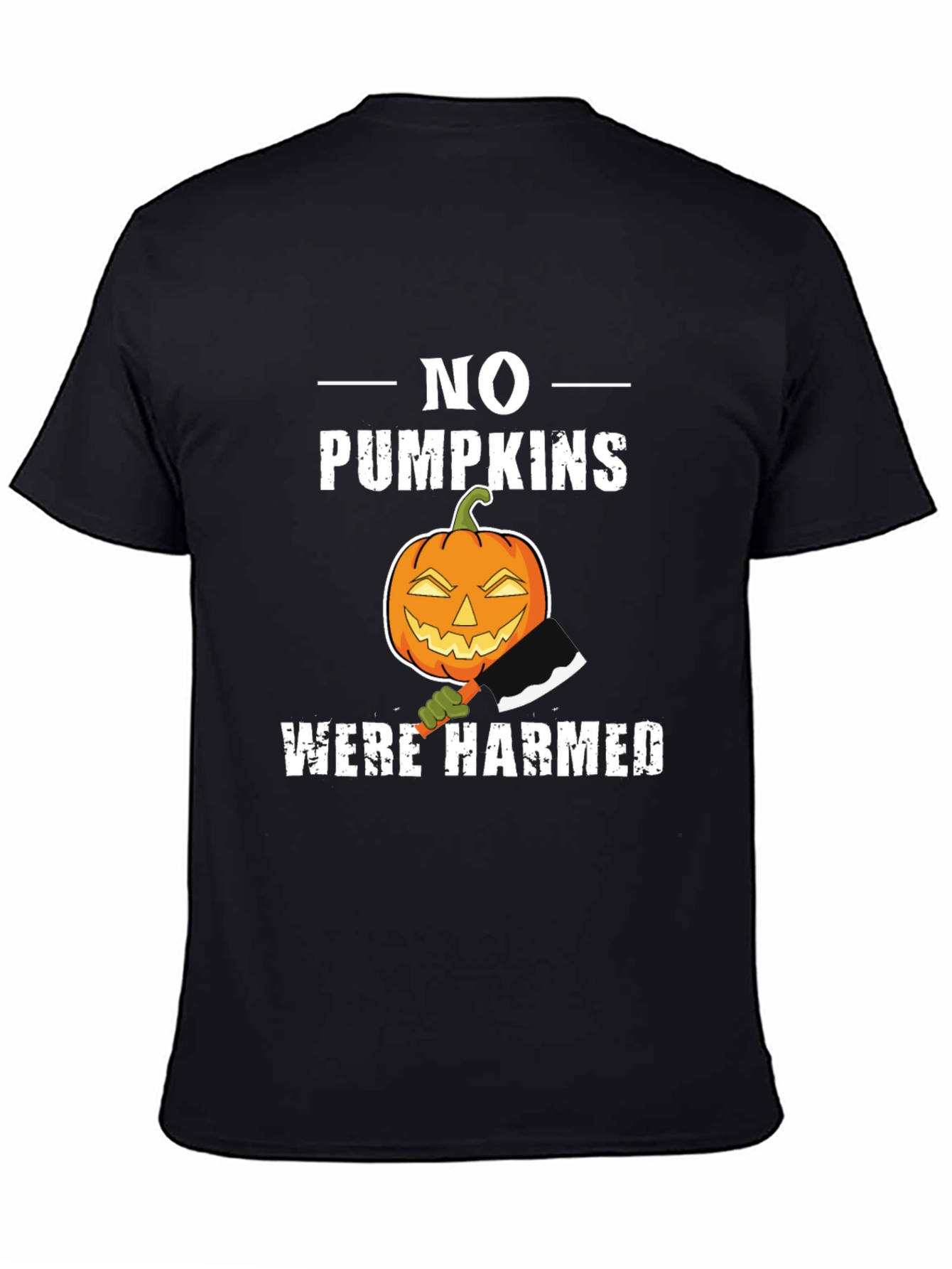 No Pumpkins Harmed Halloween T-Shirt