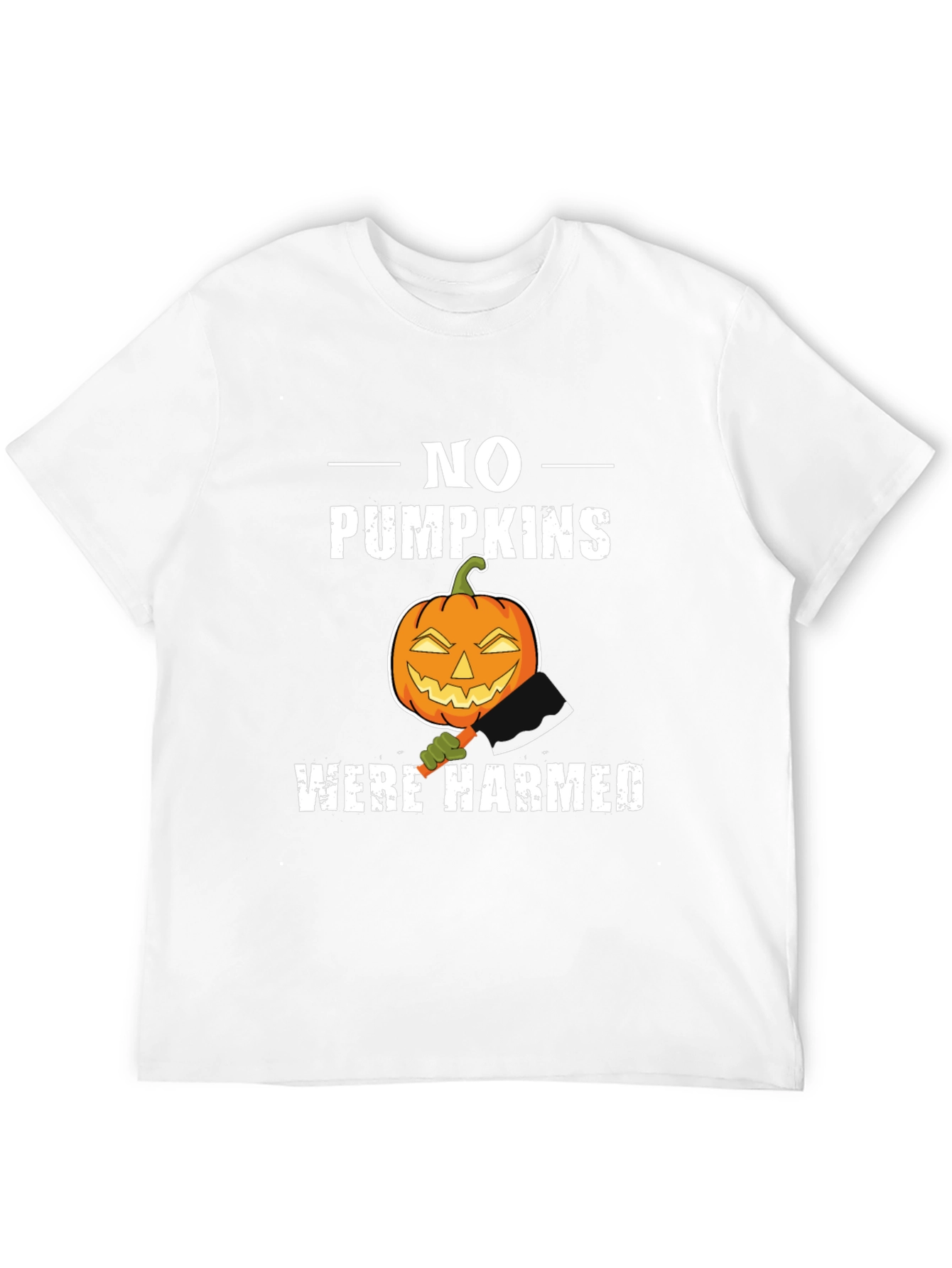 No Pumpkins Harmed Halloween T-Shirt