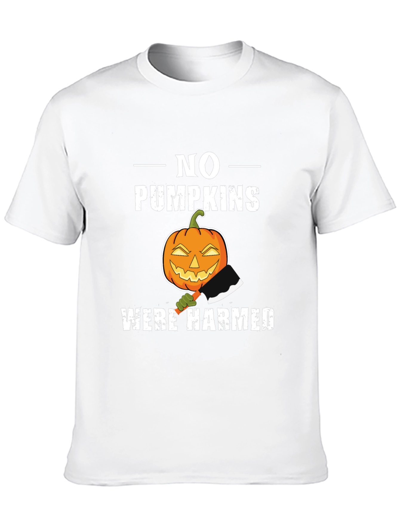 No Pumpkins Harmed Halloween T-Shirt
