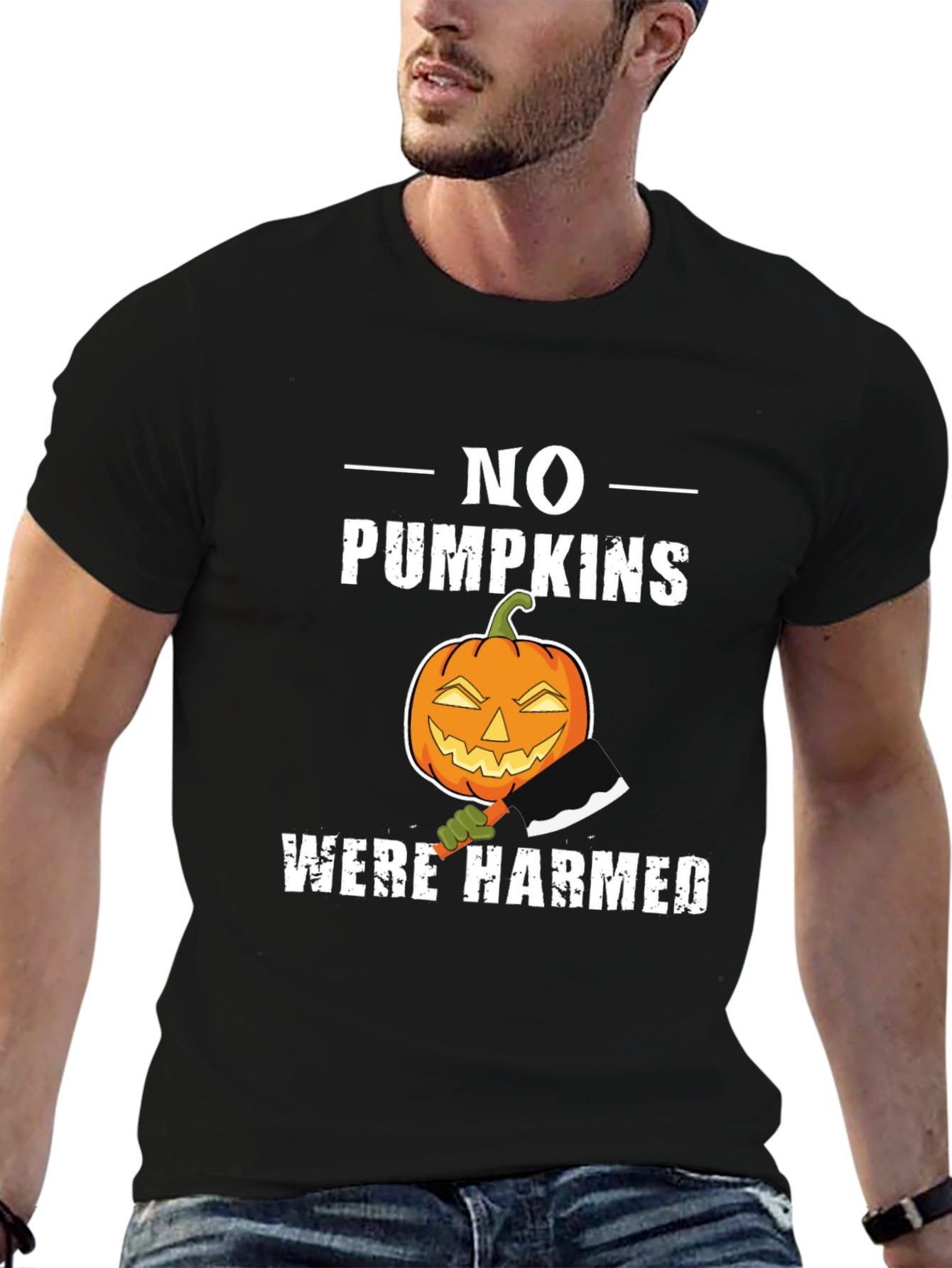 No Pumpkins Harmed Halloween T-Shirt