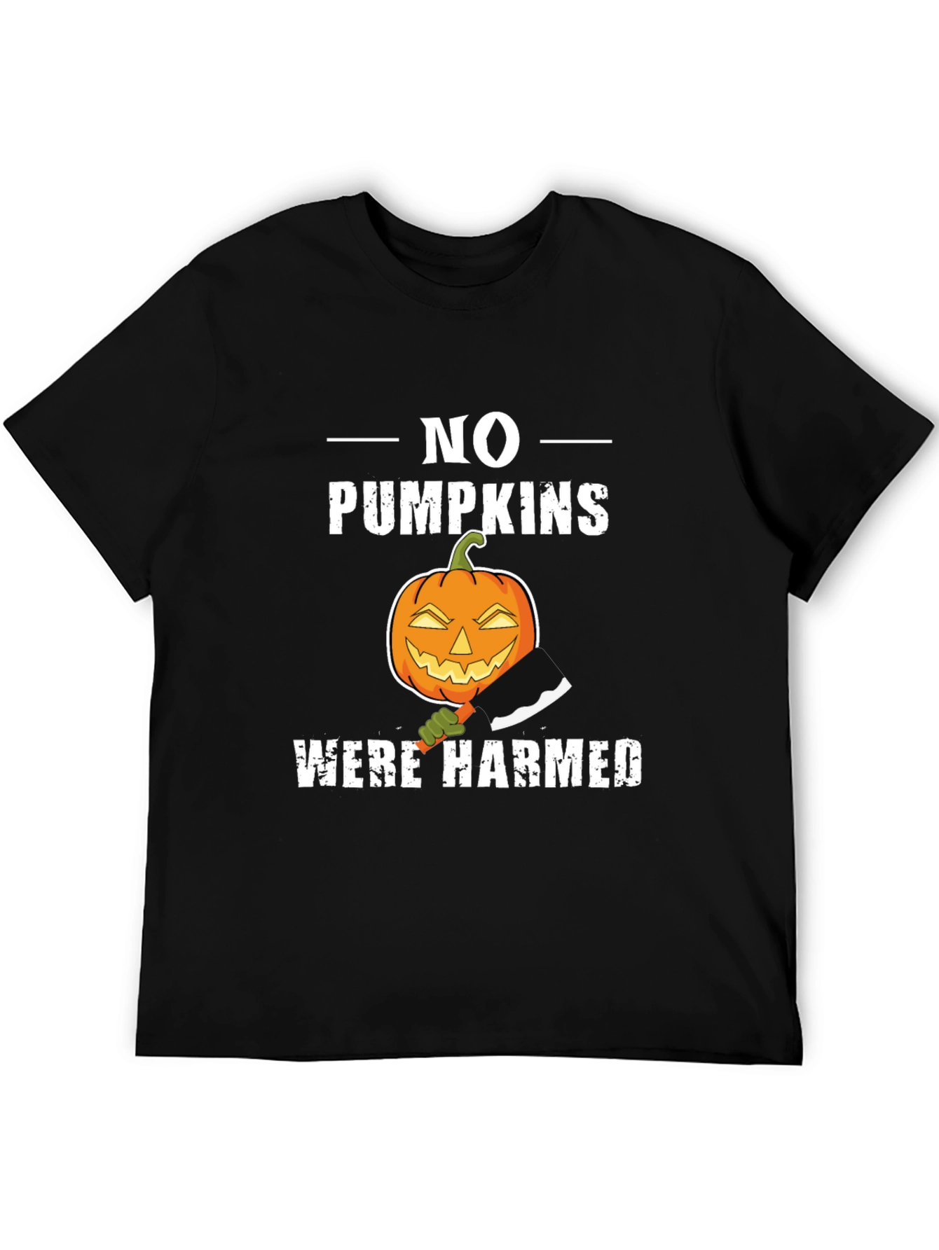No Pumpkins Harmed Halloween T-Shirt