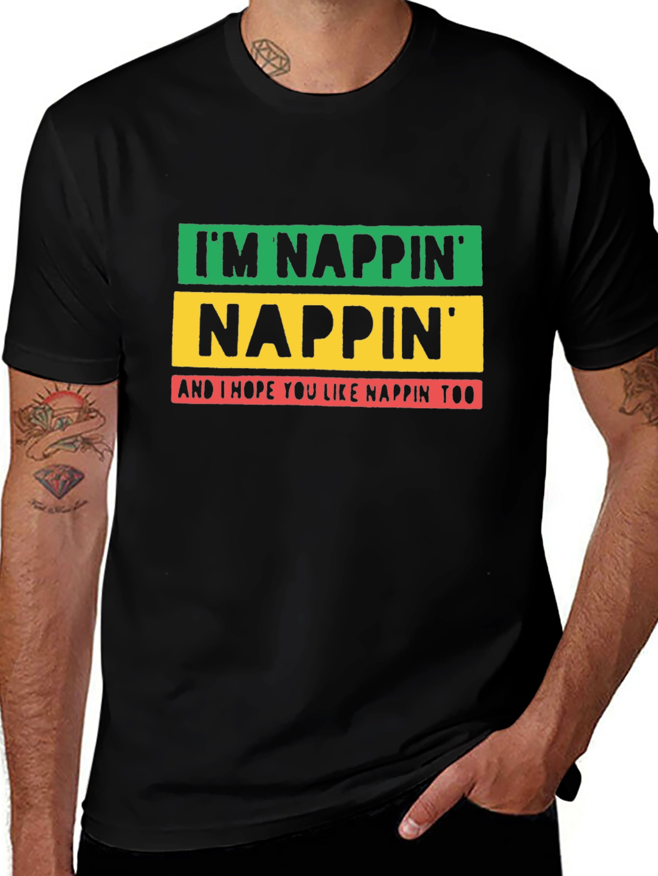Im Nappin Graphic Tee - Funny Sleep Shirt