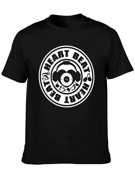 Heart Beat Music T-Shirt - Black