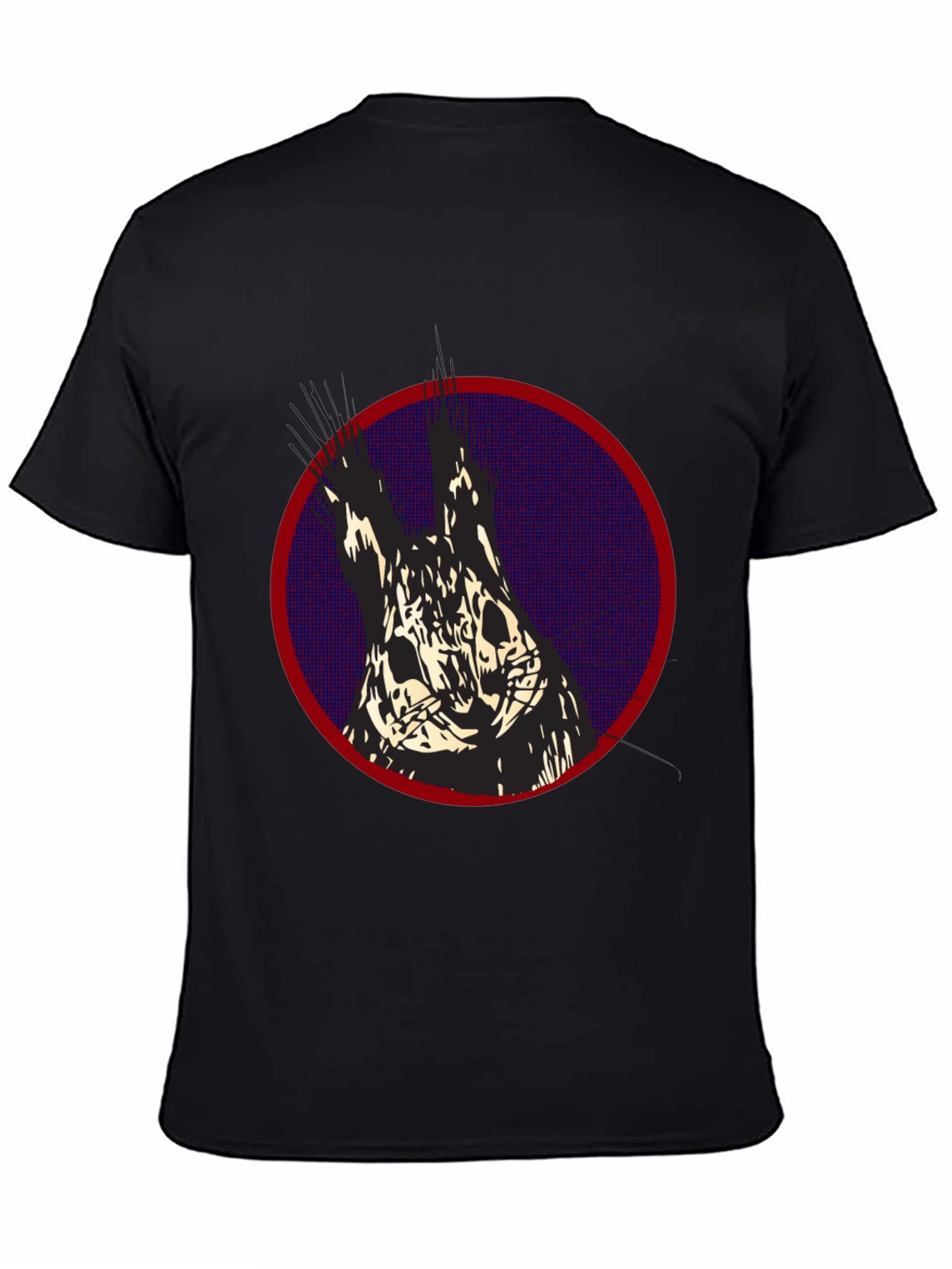 Graphic Print T-Shirt: Abstract Animal Design
