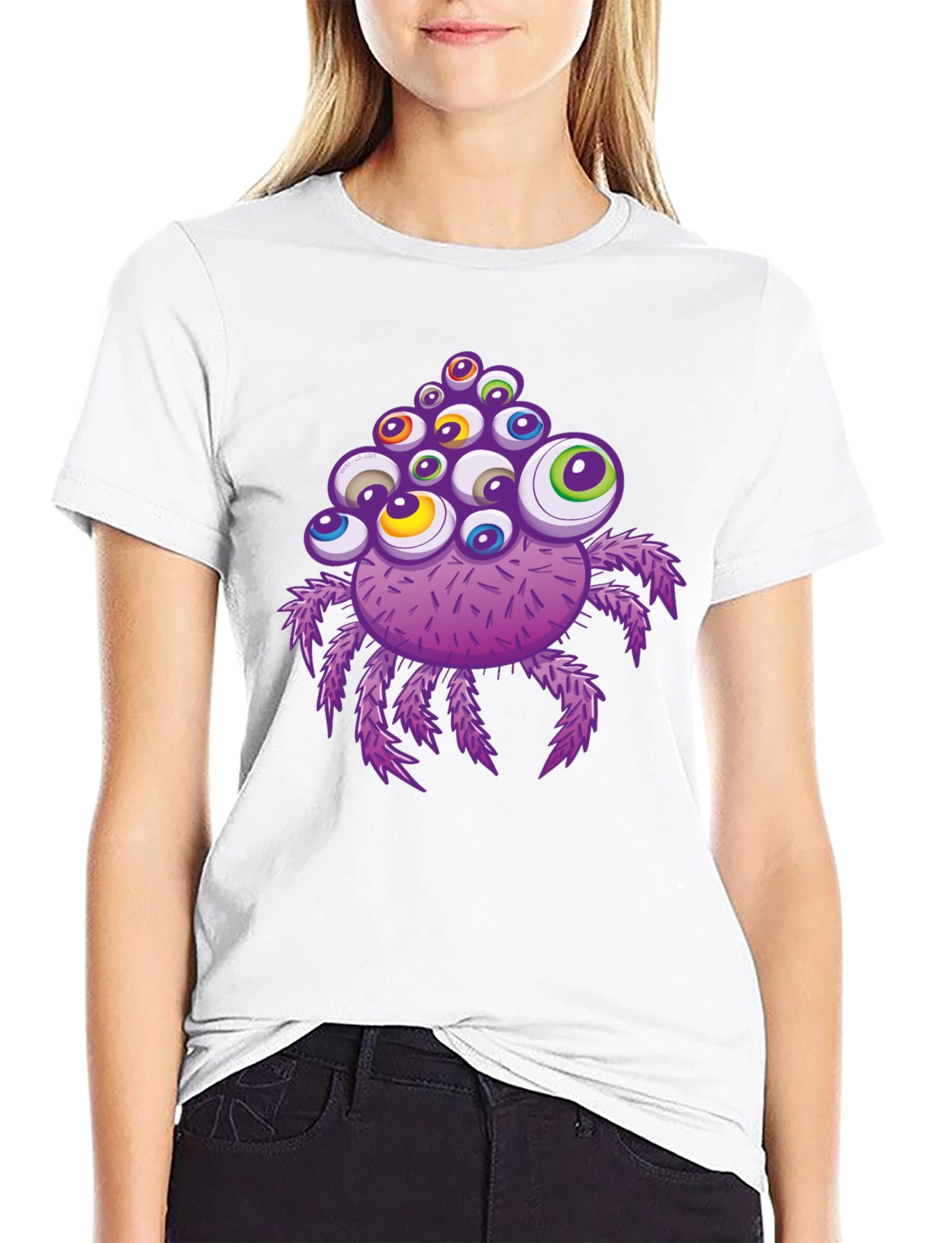 Eye-Catching Spider Graphic T-Shirt