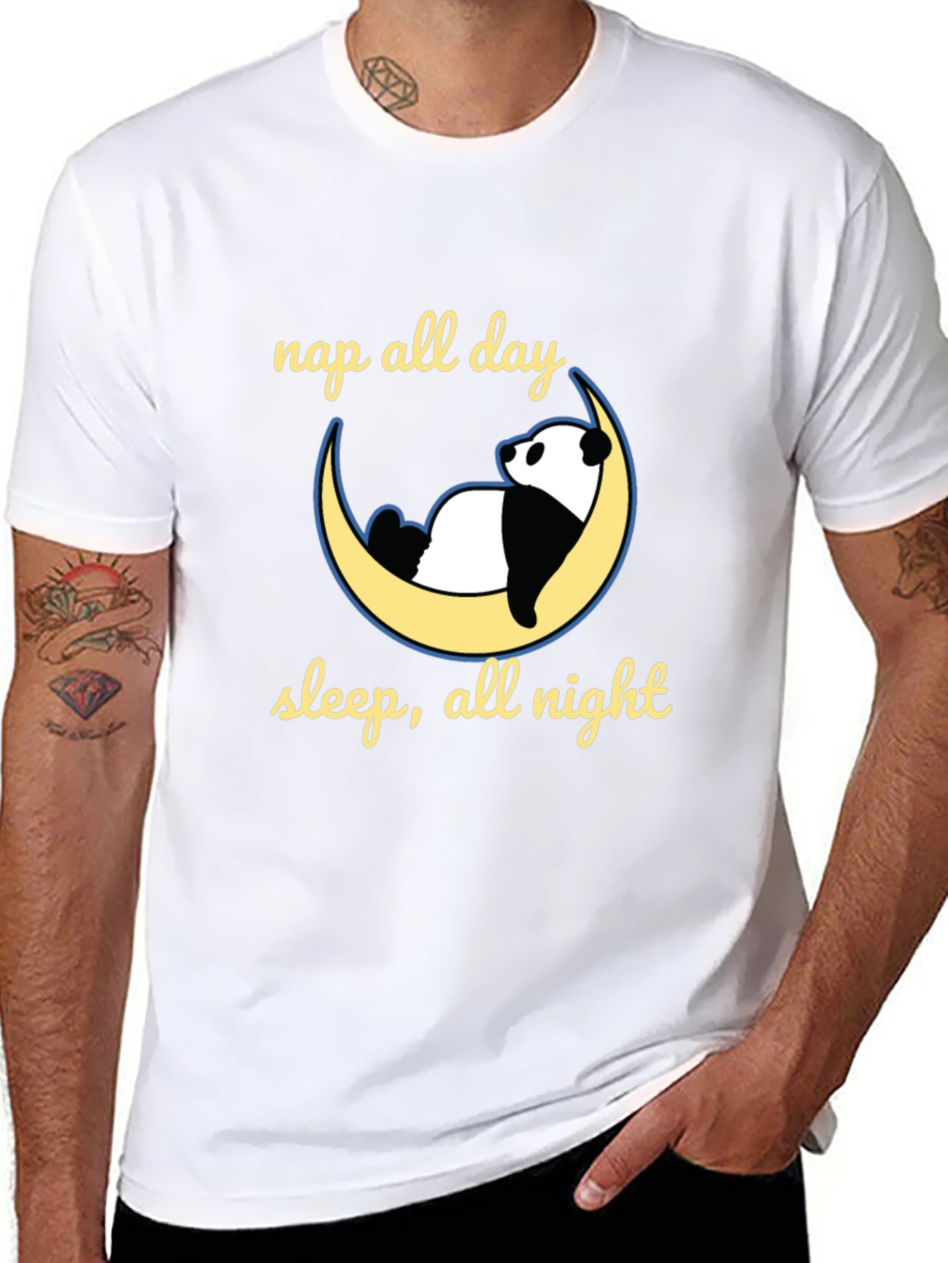 Nap All Day Panda T-Shirt