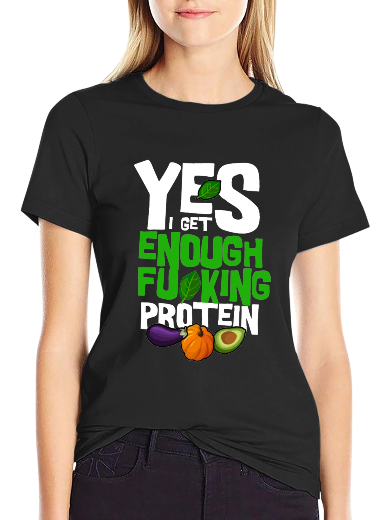 Vegan Protein T-Shirt - Funny Plant Based Tee