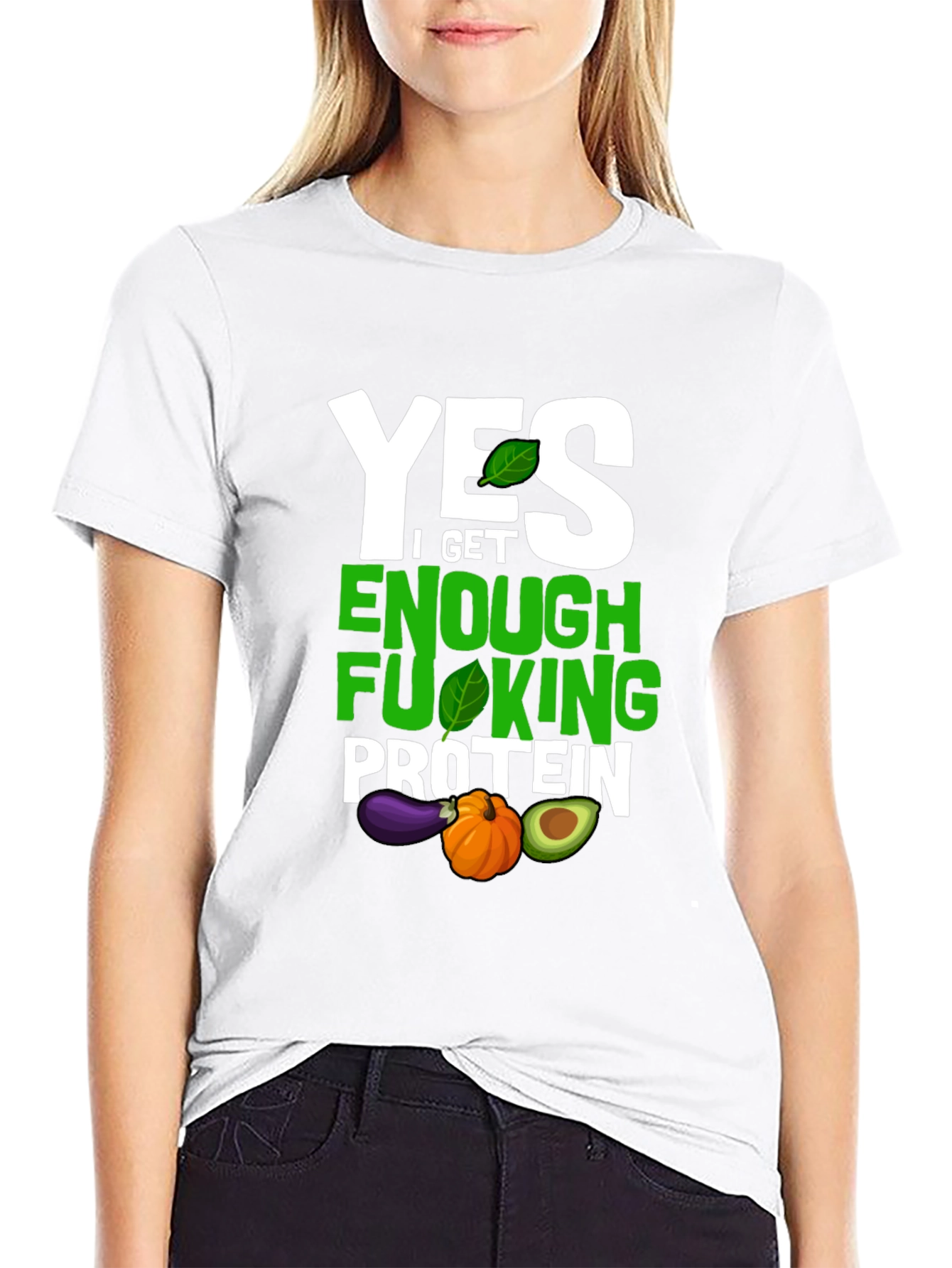 Vegan Protein T-Shirt - Funny Plant Based Tee