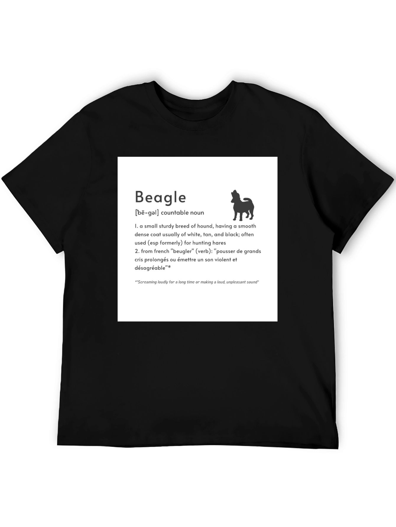 Beagle Definition T-Shirt - Hound Dog Lover Tee