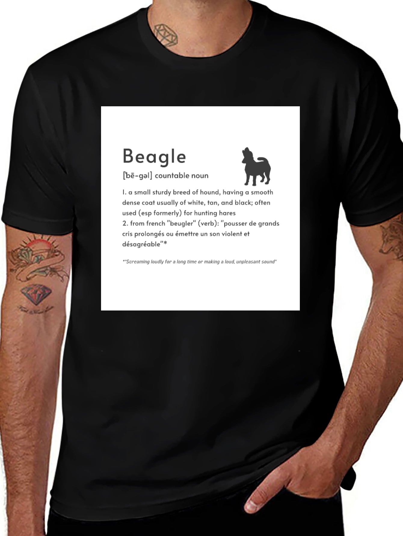 Beagle Definition T-Shirt - Hound Dog Lover Tee