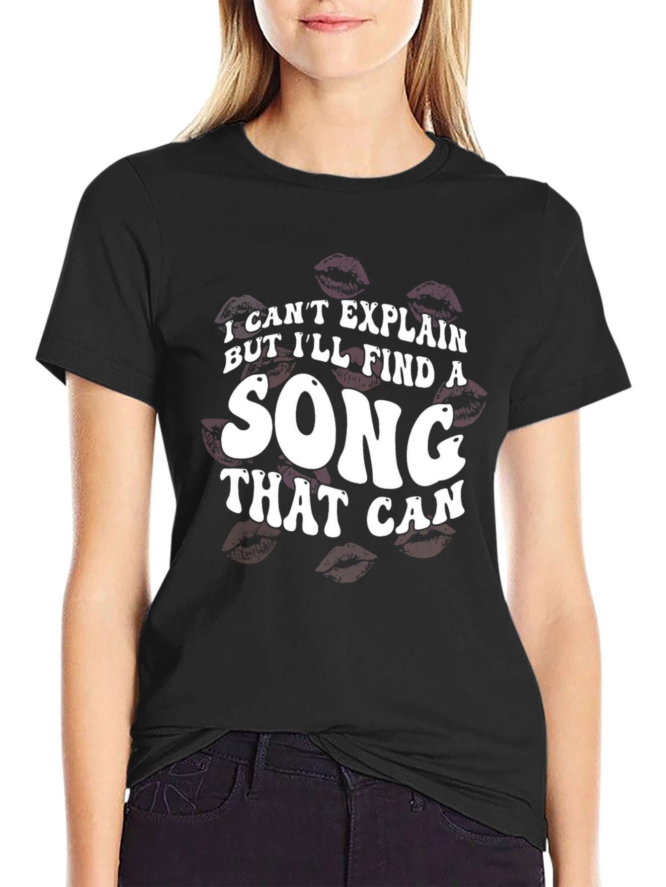 I Cant Explain Song Graphic T-Shirt - Black