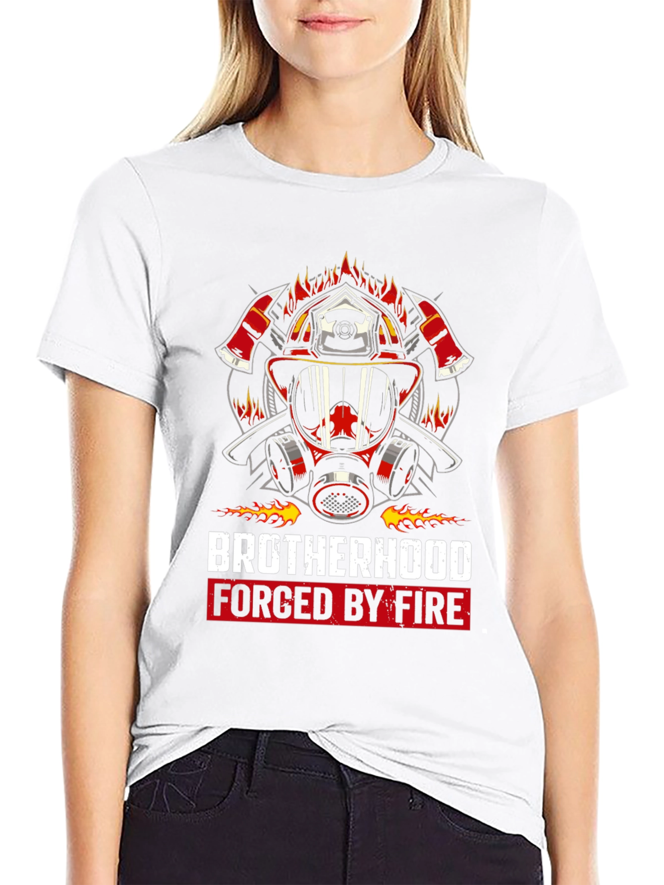 Brotherhood Firefighter Graphic Tee