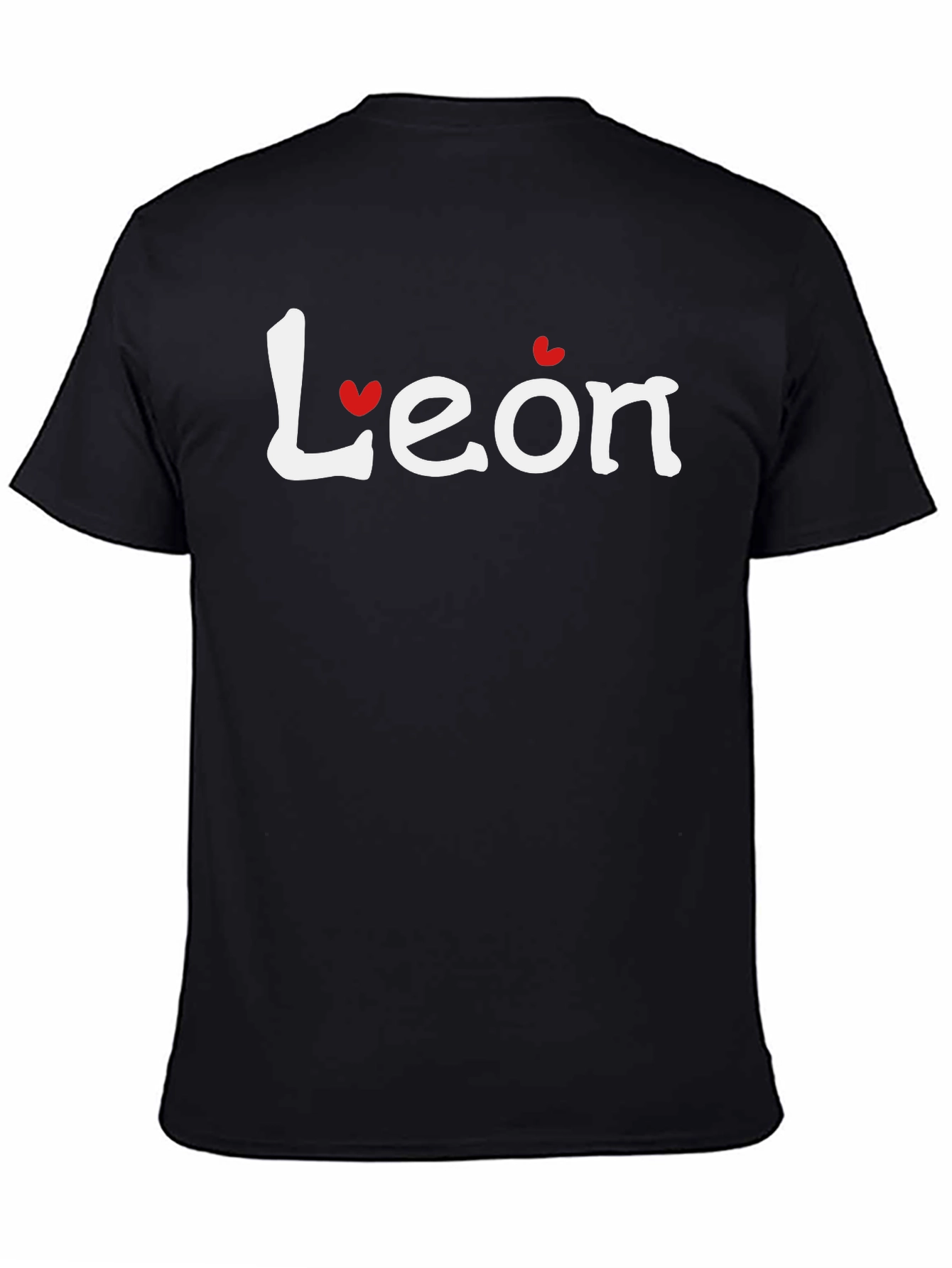 Leon Heart Graphic T-Shirt - Casual Crew Neck Tee