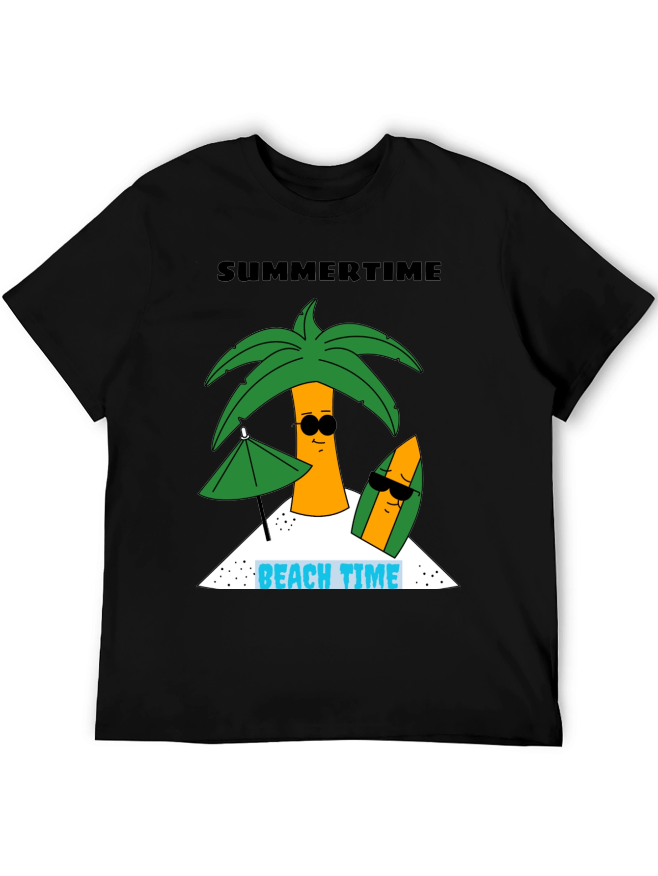 Summertime Beach Time Graphic Tee