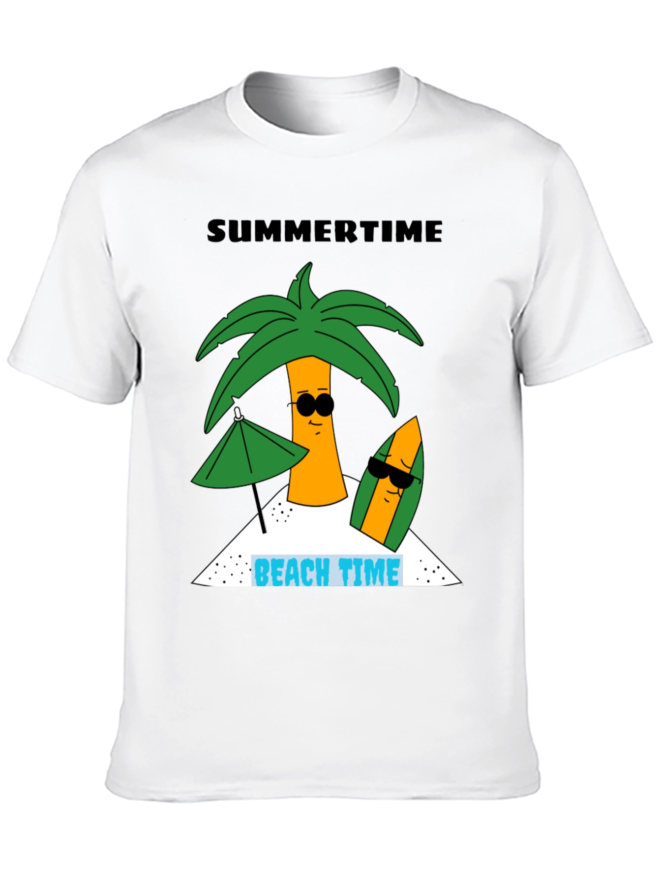Summertime Beach Time Graphic Tee