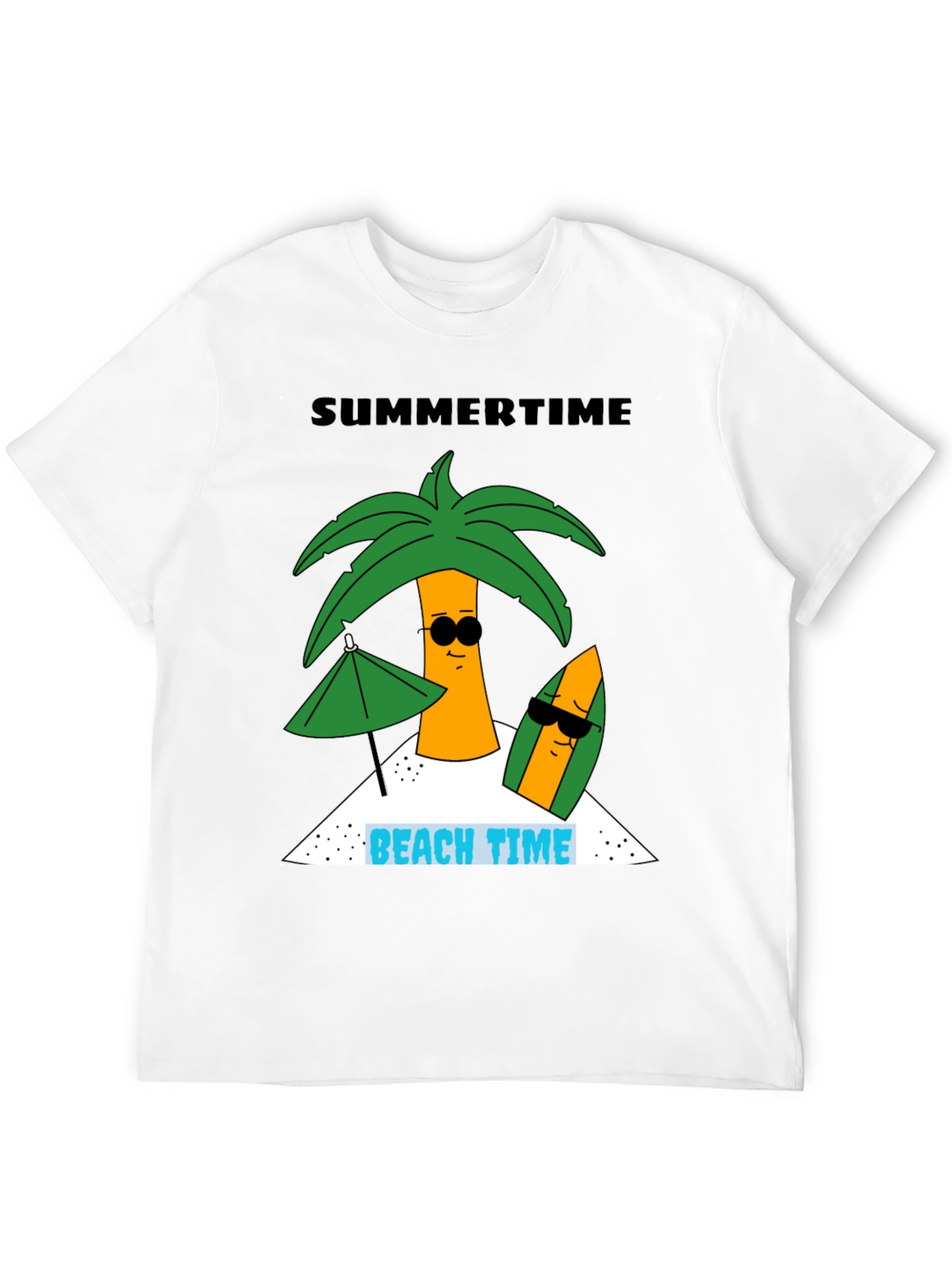 Summertime Beach Time Graphic Tee