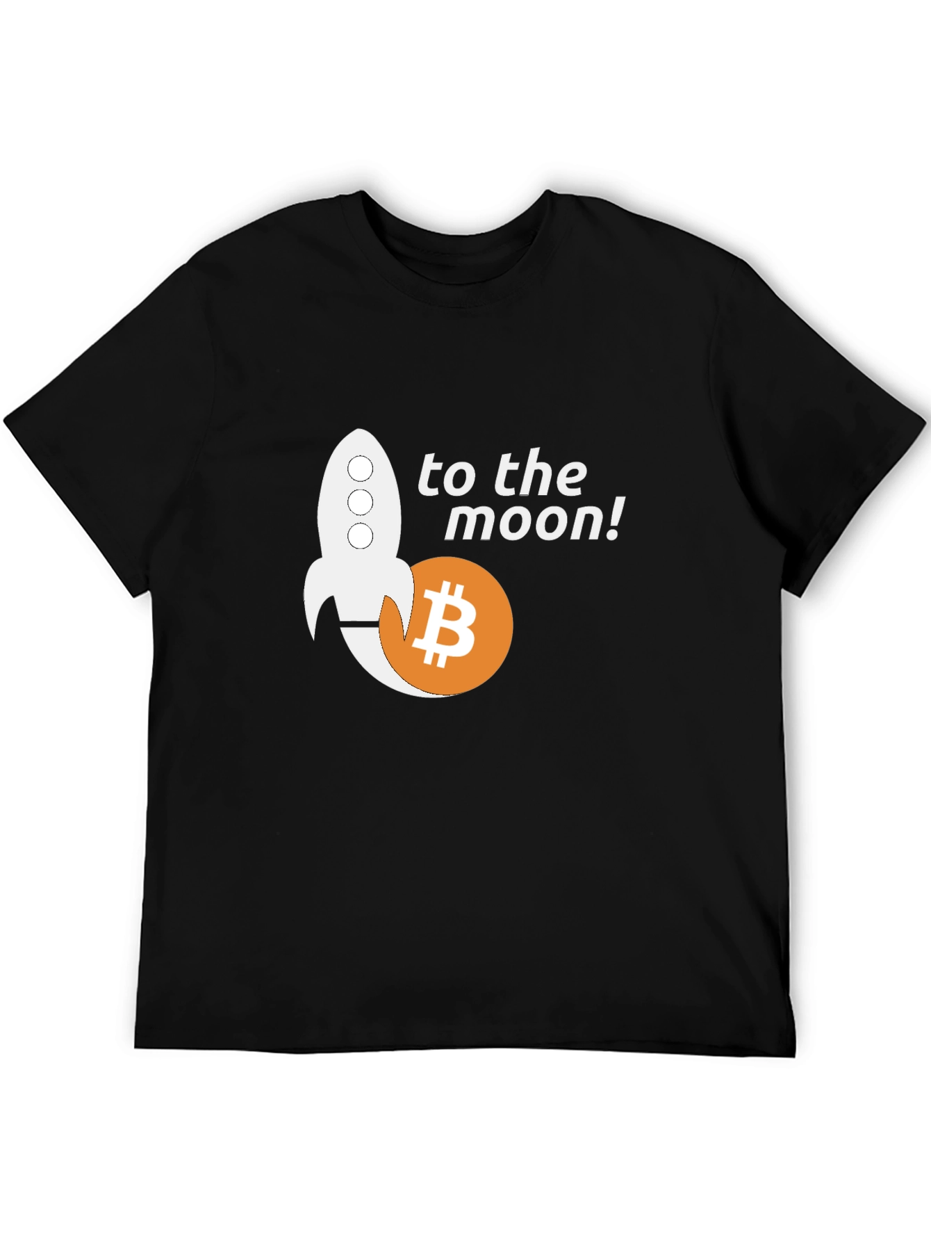 Bitcoin To The Moon T-Shirt Crypto HODL Tee