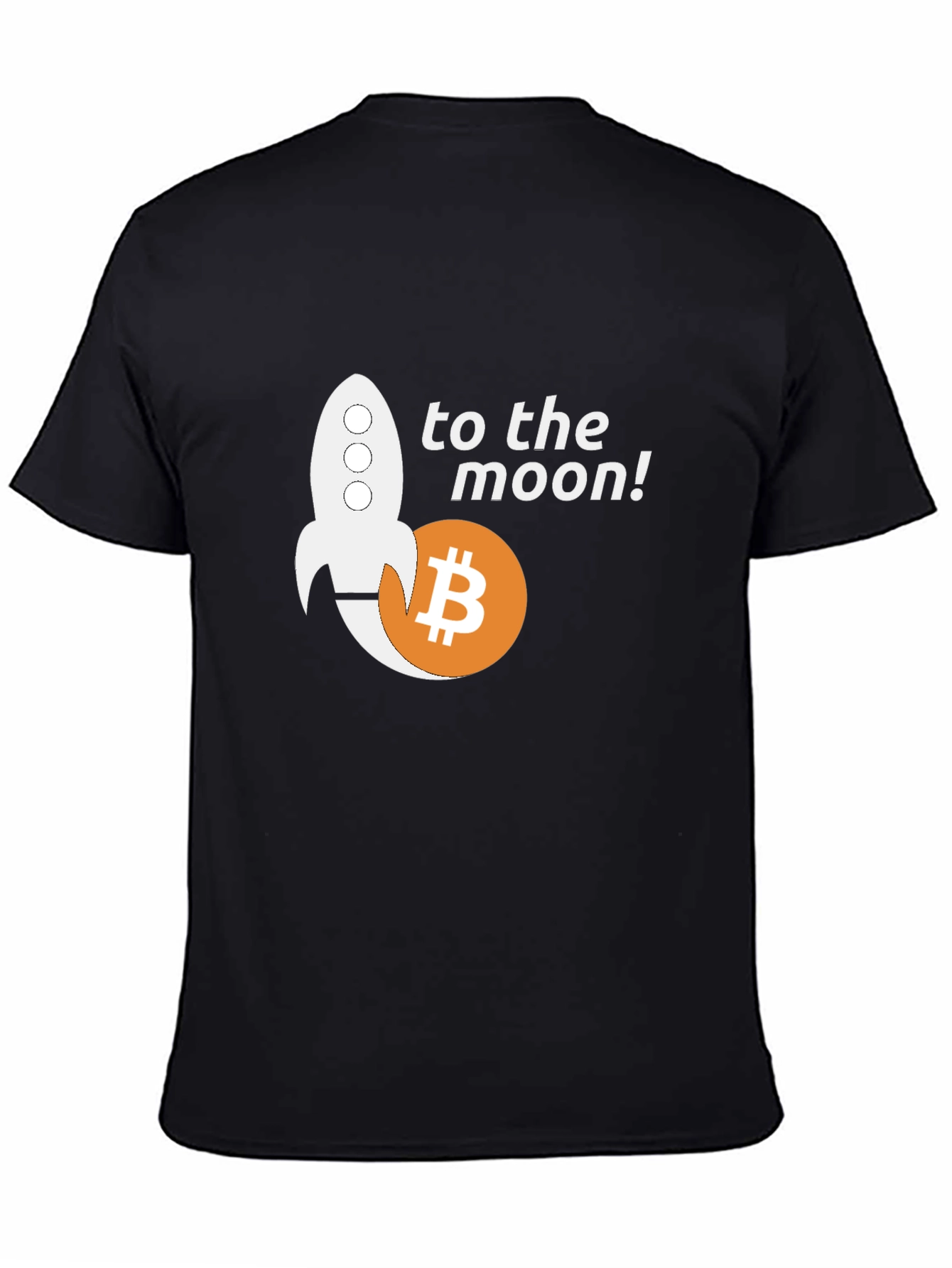 Bitcoin To The Moon T-Shirt Crypto HODL Tee