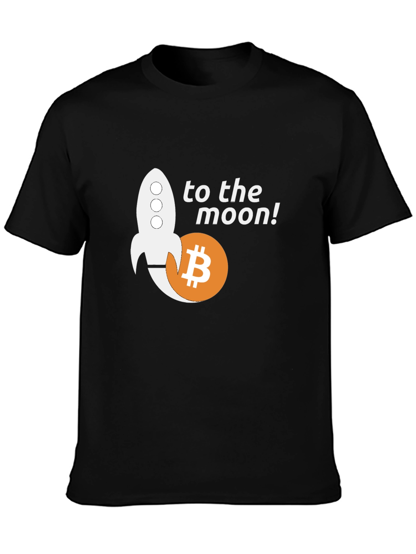 Bitcoin To The Moon T-Shirt Crypto HODL Tee