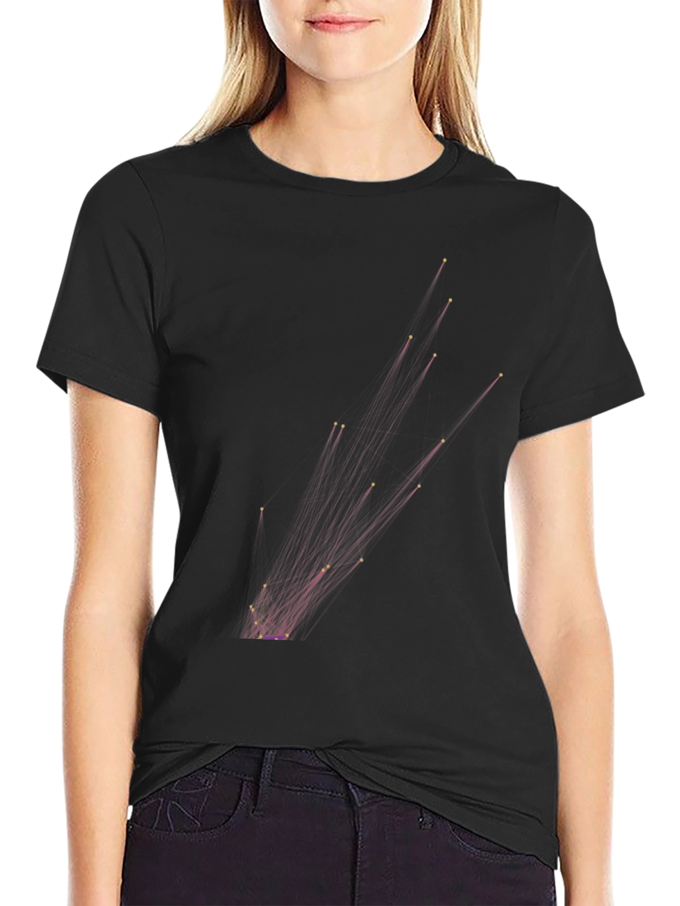 Cosmic Ray Black T-Shirt