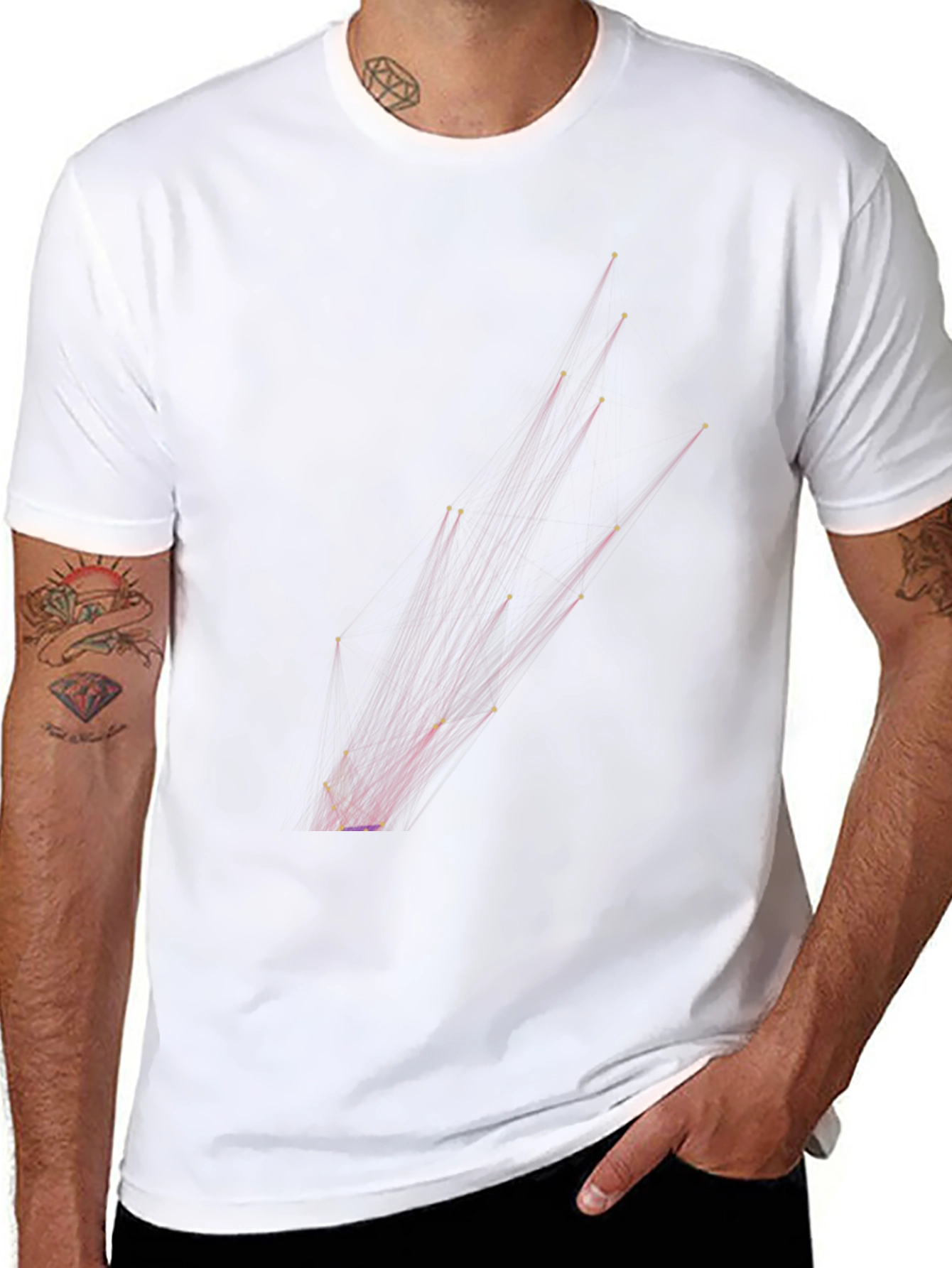 Cosmic Ray Black T-Shirt