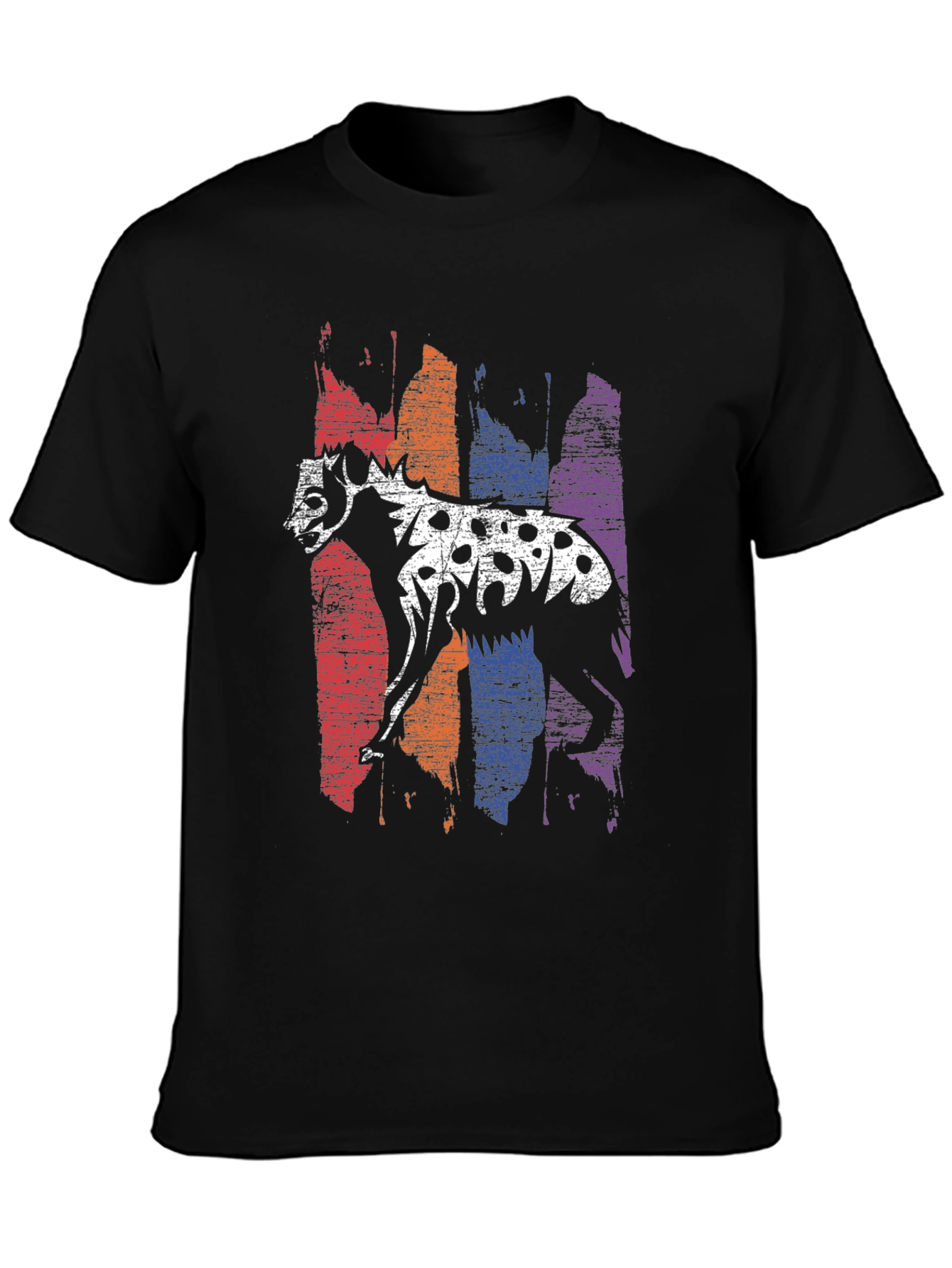 Hyena Graphic Tee - Mens Crew Neck T-Shirt