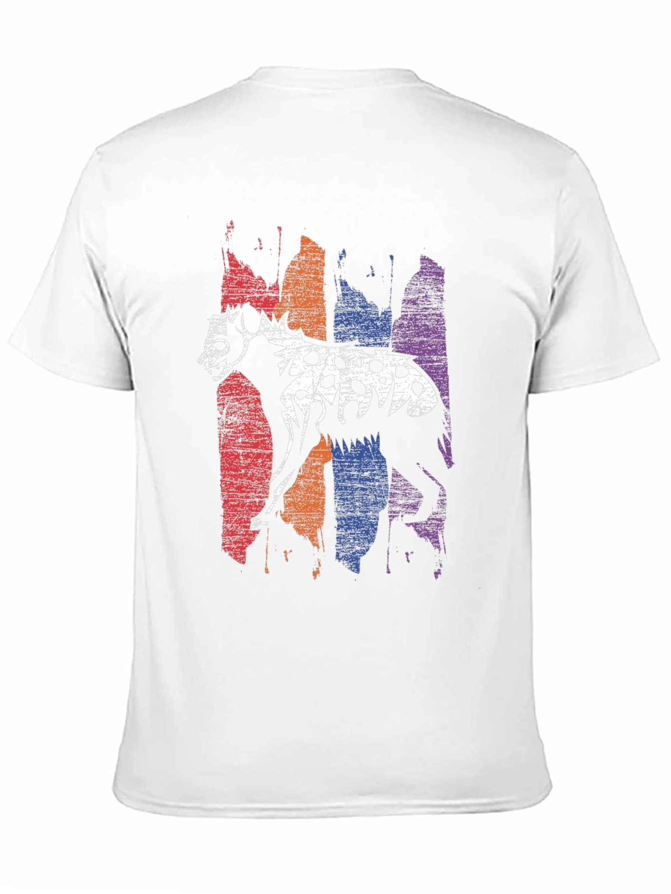 Hyena Graphic Tee - Mens Crew Neck T-Shirt