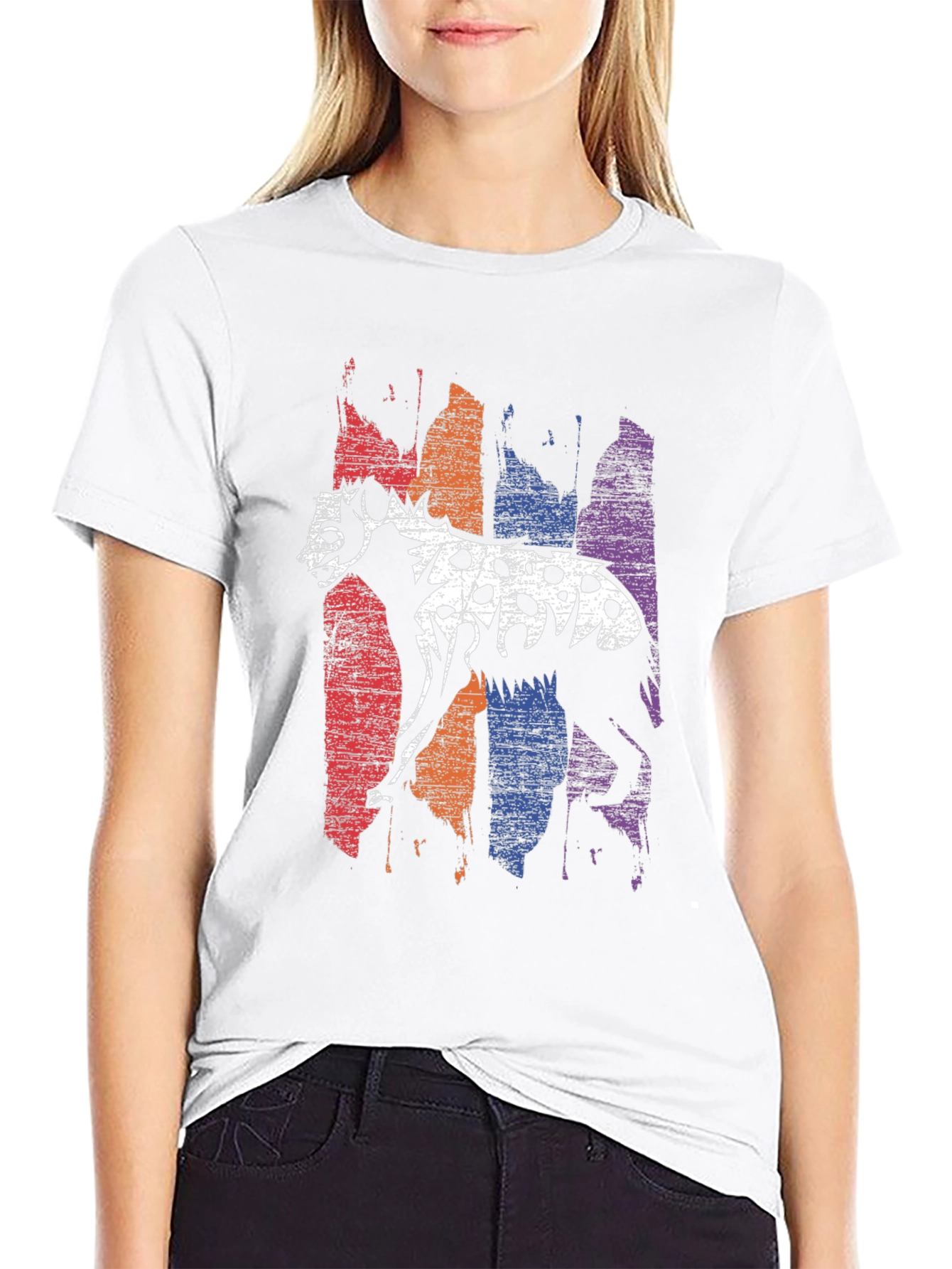 Hyena Graphic Tee - Mens Crew Neck T-Shirt