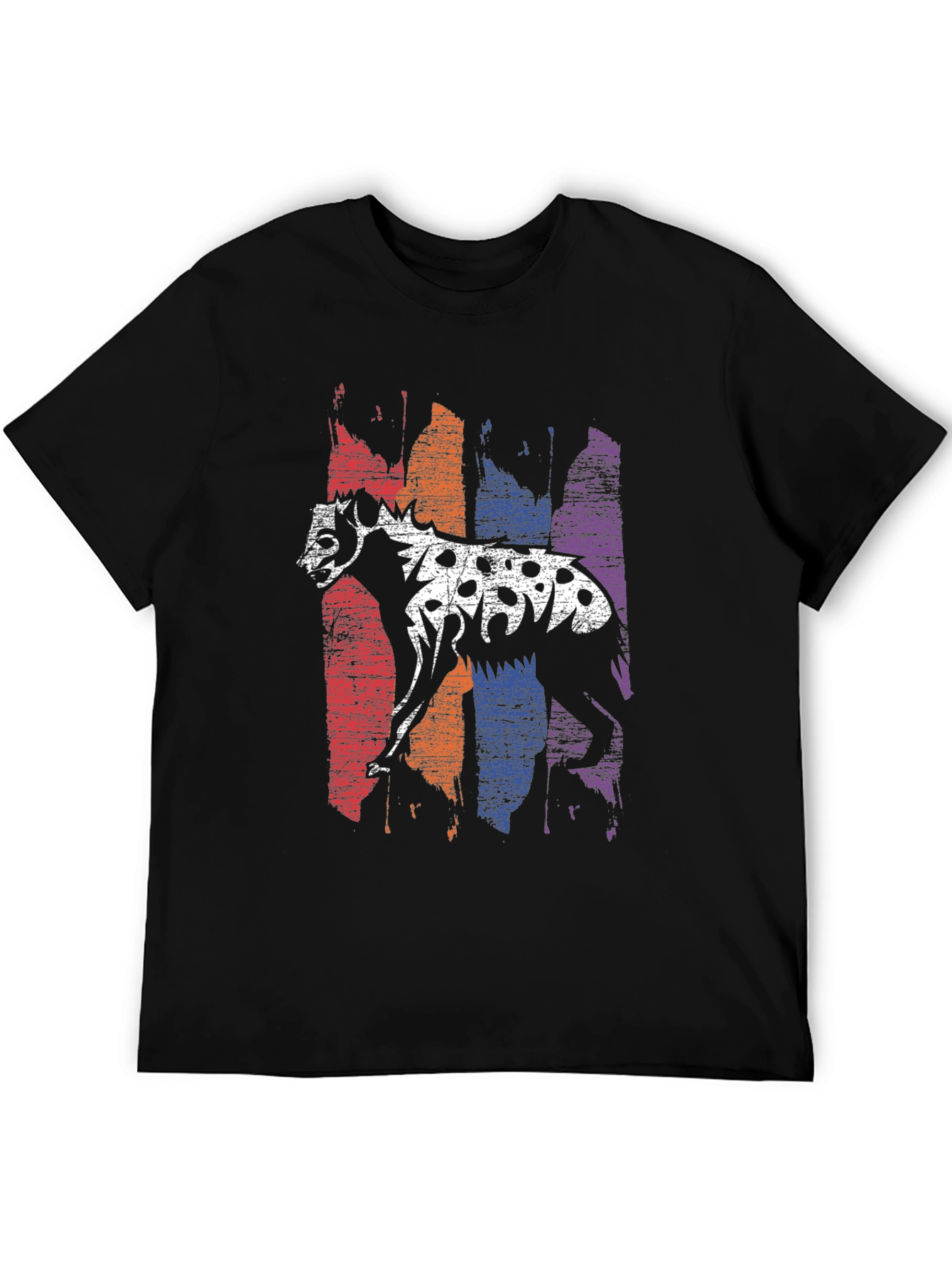 Hyena Graphic Tee - Mens Crew Neck T-Shirt