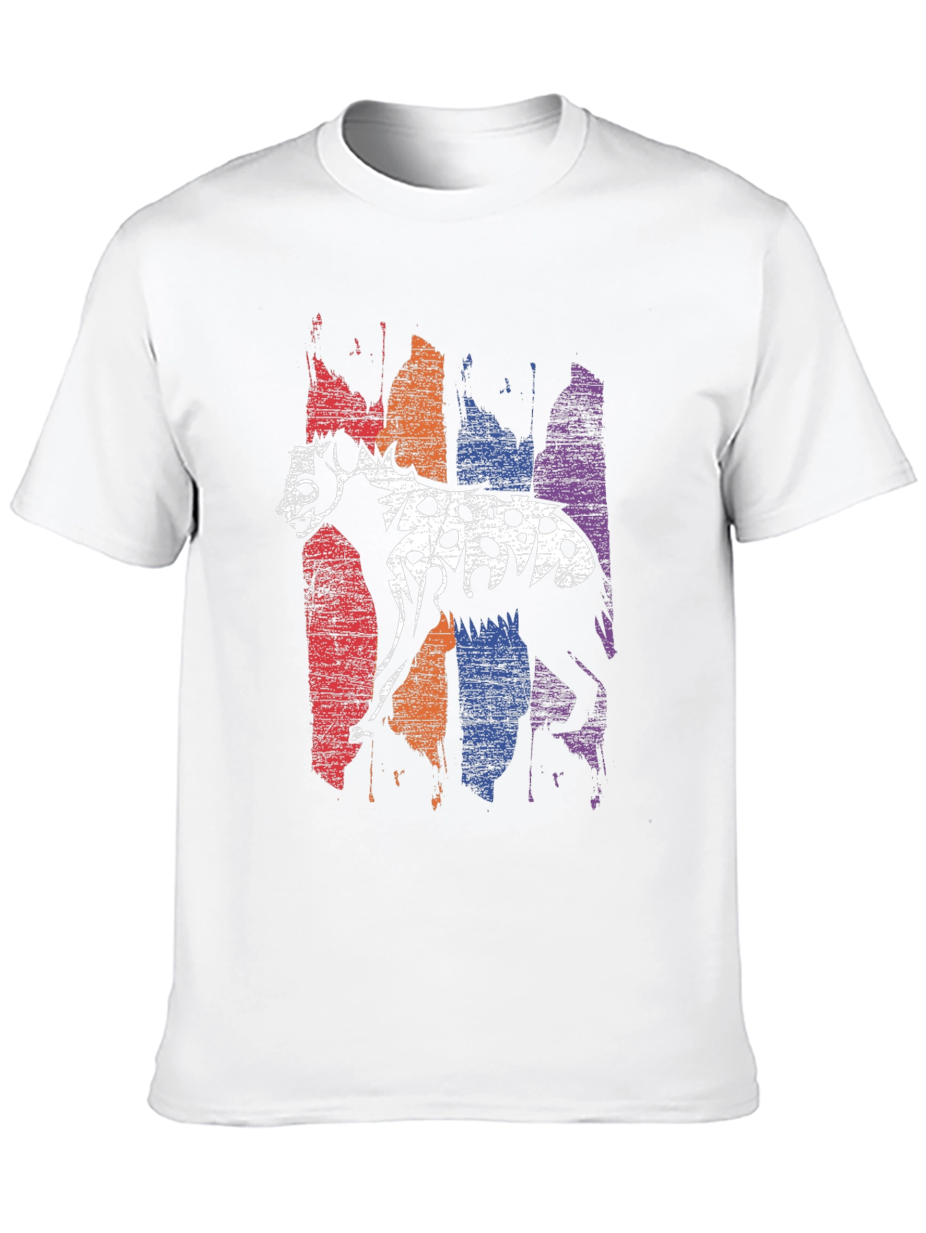 Hyena Graphic Tee - Mens Crew Neck T-Shirt
